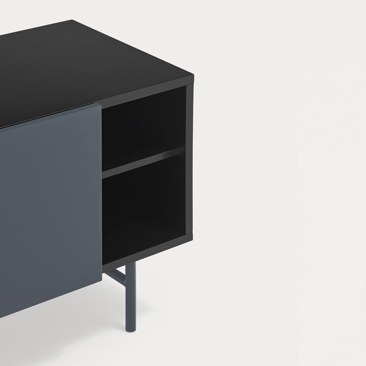 Szafka RTV NUBE antracytowy Teulat Eye on Design
