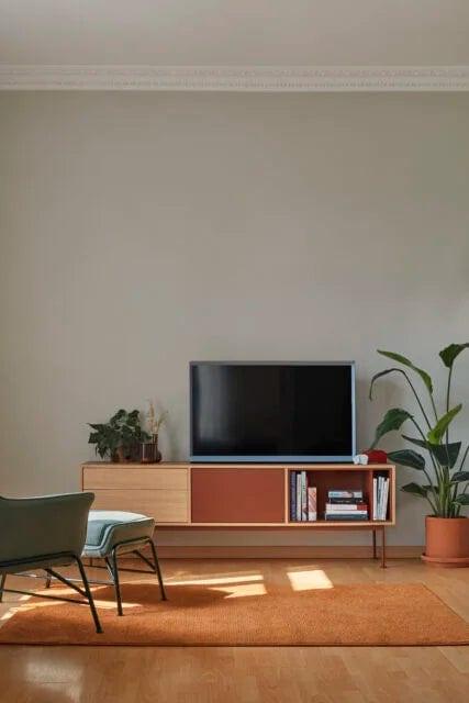 Szafka RTV YOKO czerwony Teulat Eye on Design