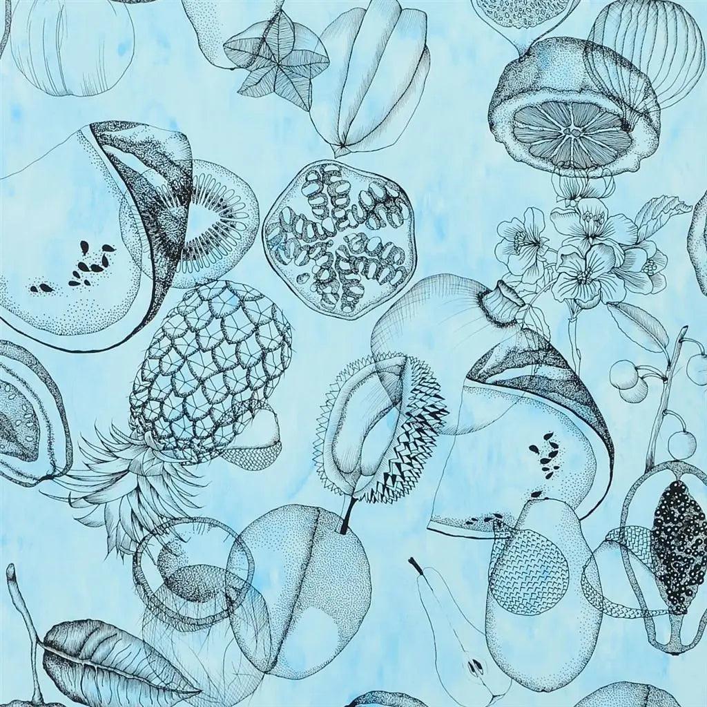 Tapeta AGUA PARATI - CELADON niebieski Christian Lacroix Eye on Design