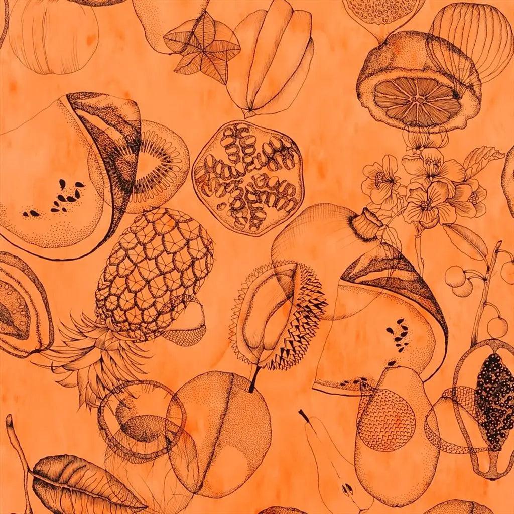 Tapeta AGUA PARATI - PAPAYE pomarańczowy Christian Lacroix Eye on Design