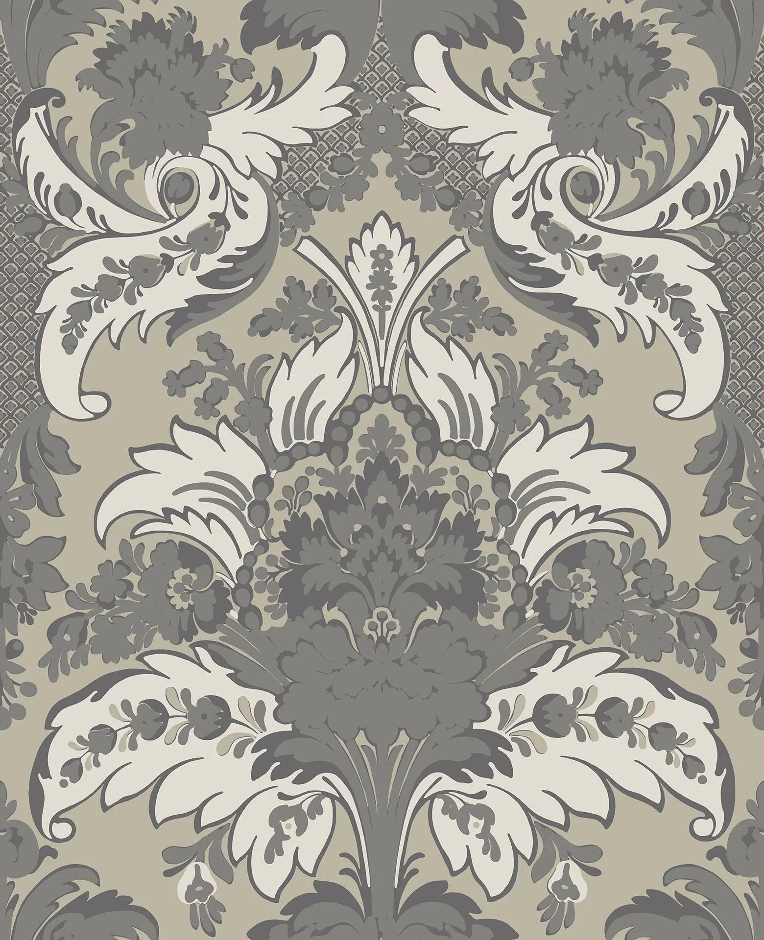 Tapeta ALBEMARLE - Aldwych brokatowe srebro Cole & Son Eye on Design