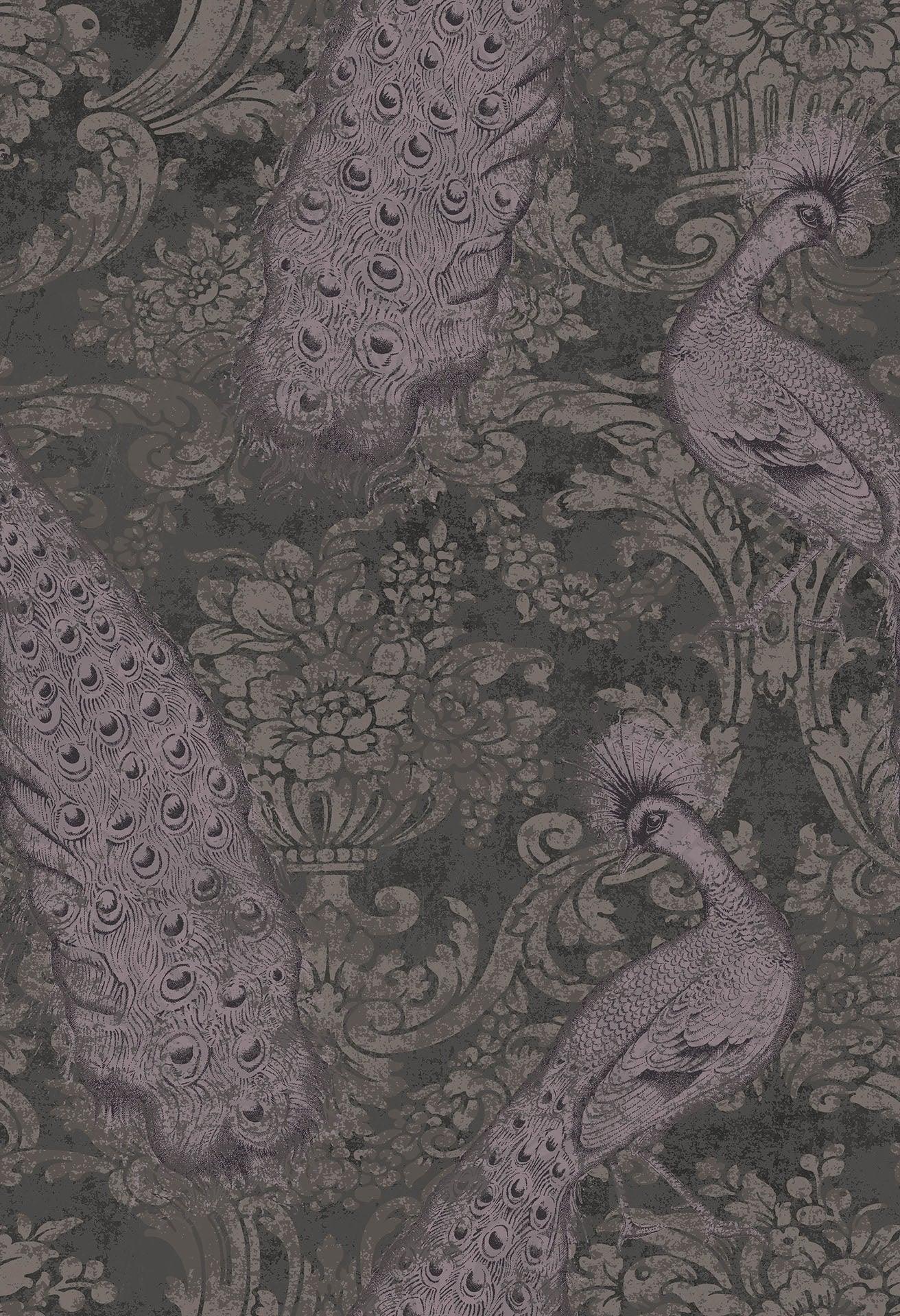 Tapeta ALBEMARLE - Byron metaliczny liliowy Cole & Son Eye on Design