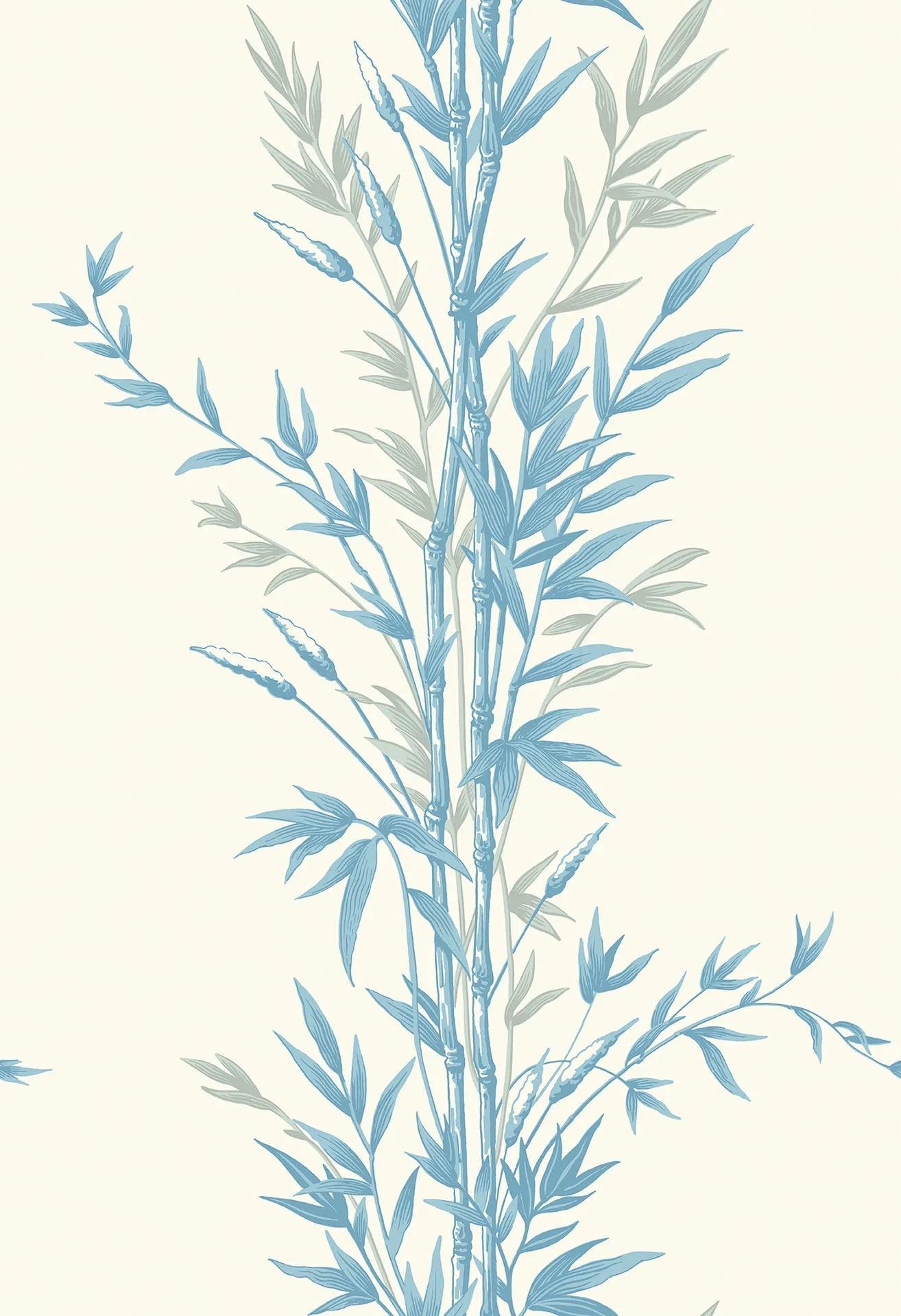 Tapeta ARCHIVE ANTHOLOGY - Bamboo niebieski na bieli Cole & Son Default Title Eye on Design