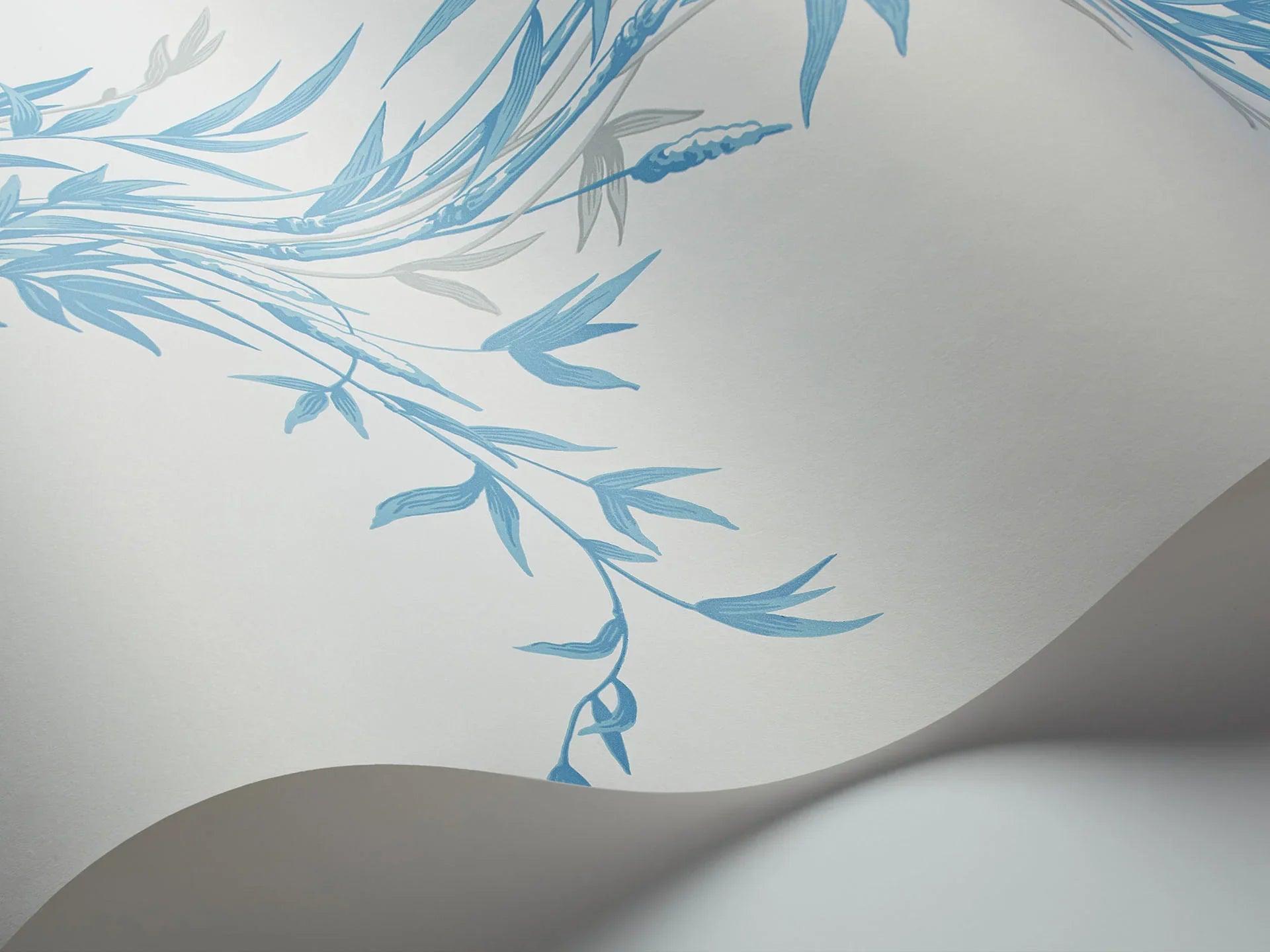 Tapeta ARCHIVE ANTHOLOGY - Bamboo niebieski na bieli Cole & Son Eye on Design