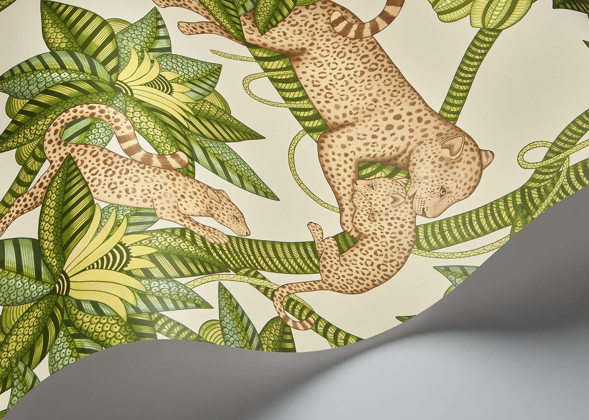 Tapeta ARDMORE JABULA - Satara zielony na kremie Cole & Son Eye on Design