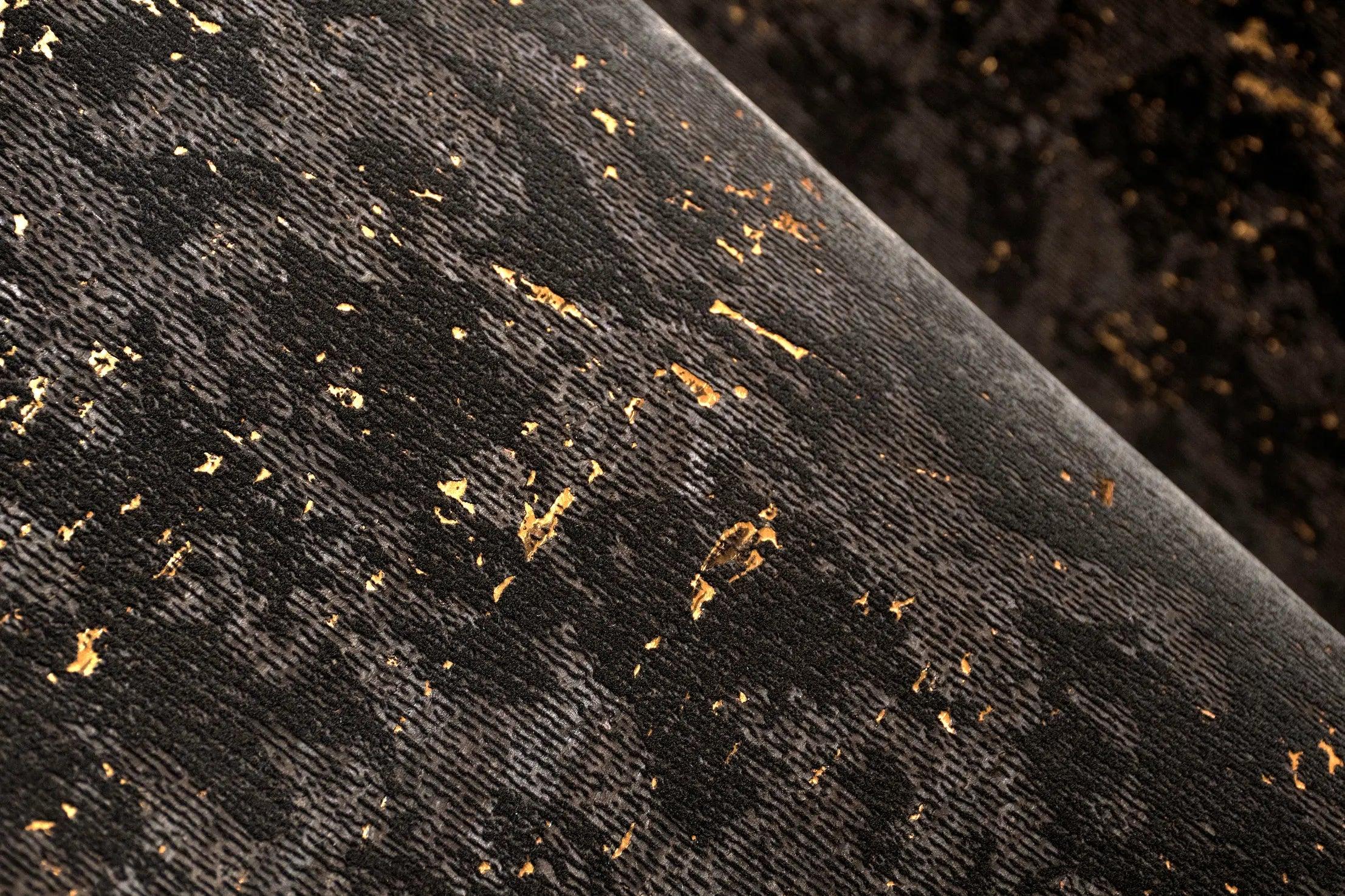 Tapeta BEARDED LEOPARD - BLACKENED GOLD Arte Eye on Design