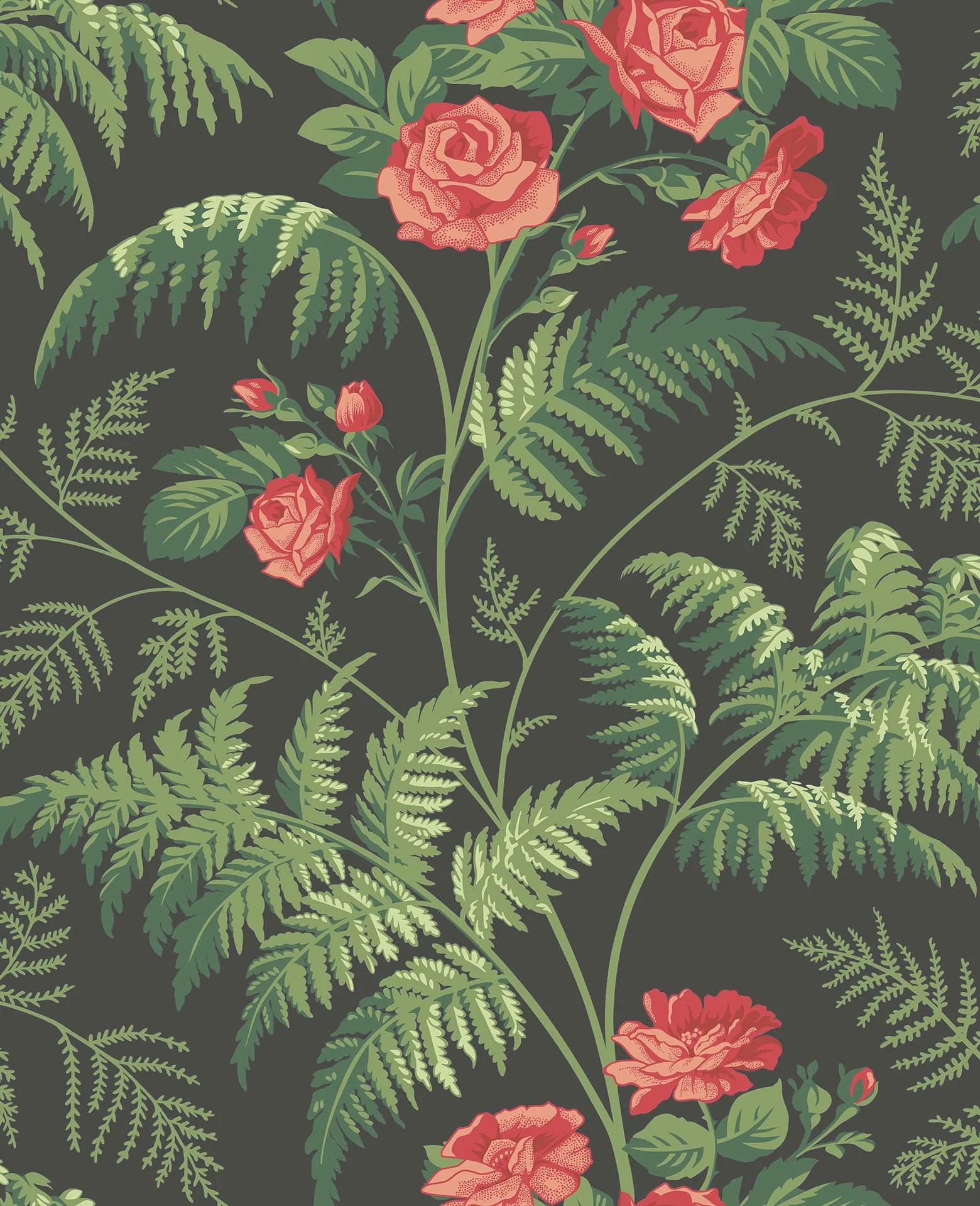 Tapeta BOTANICAL BOTANICA - Rose czarny Cole & Son Default Title Eye on Design