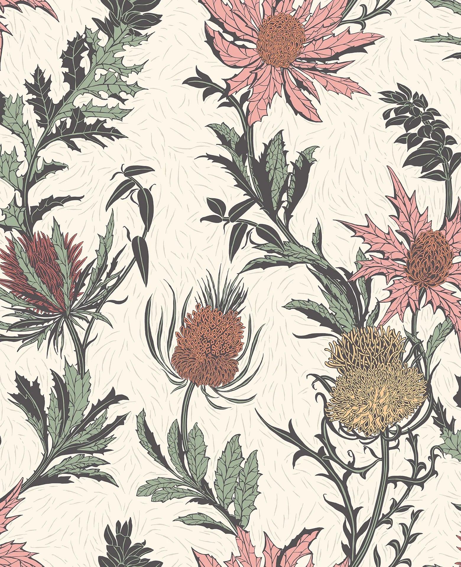 Tapeta BOTANICAL BOTANICA - Thistle różowy Cole & Son Default Title Eye on Design
