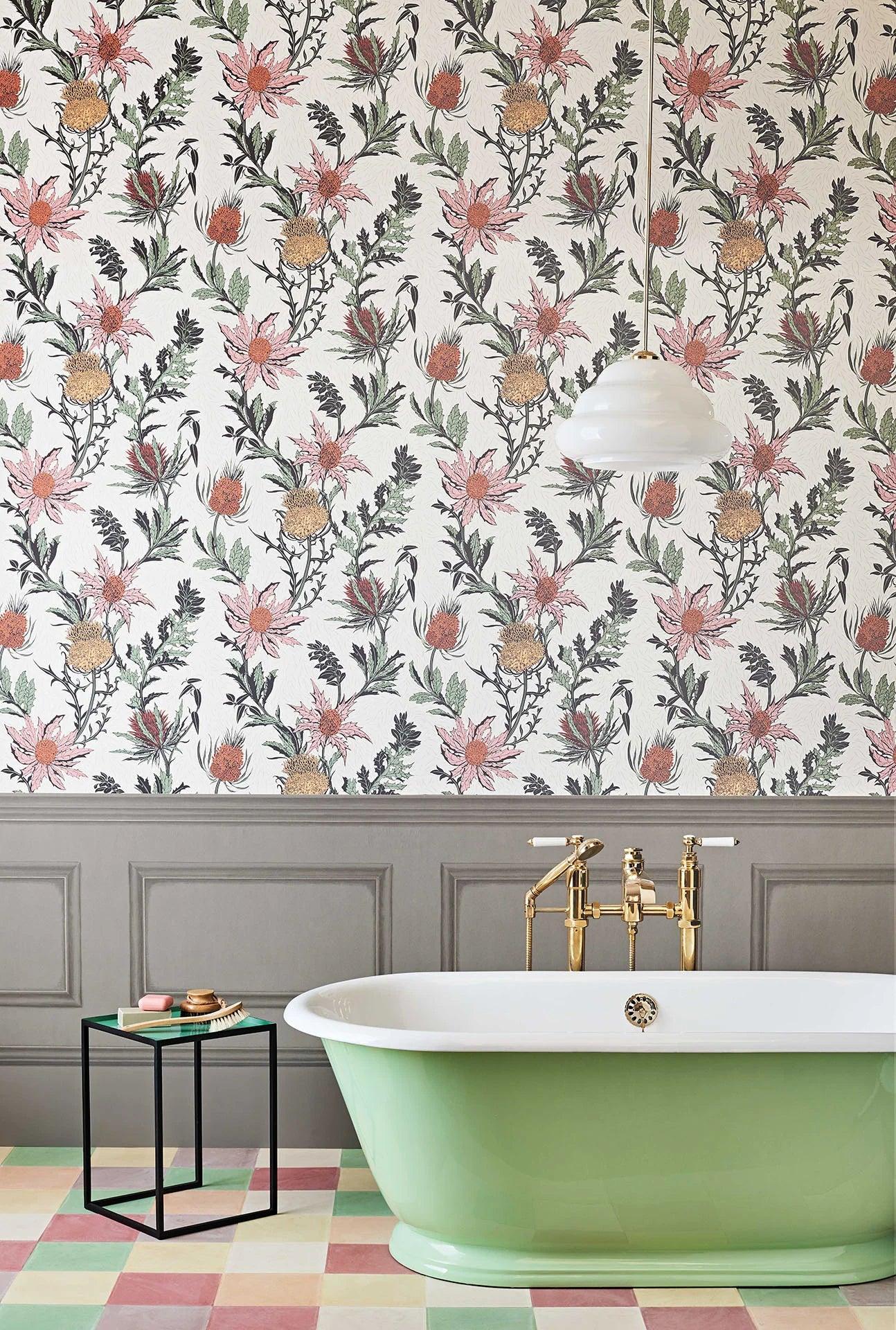 Tapeta BOTANICAL BOTANICA - Thistle różowy Cole & Son Eye on Design