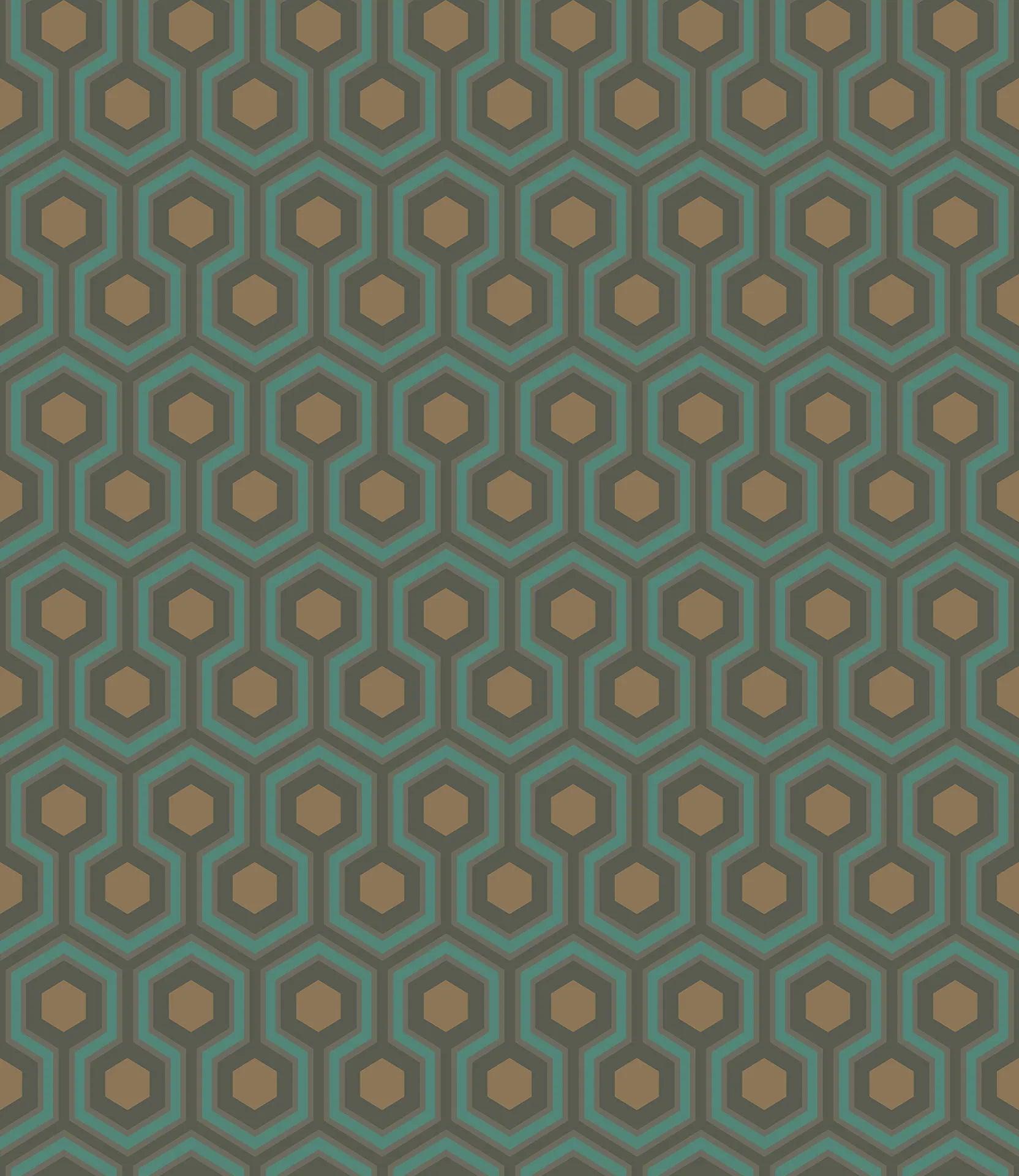 Tapeta CONTEMPORARY COLLECTION - Hicks' Hexagon zielony Cole & Son Default Title Eye on Design