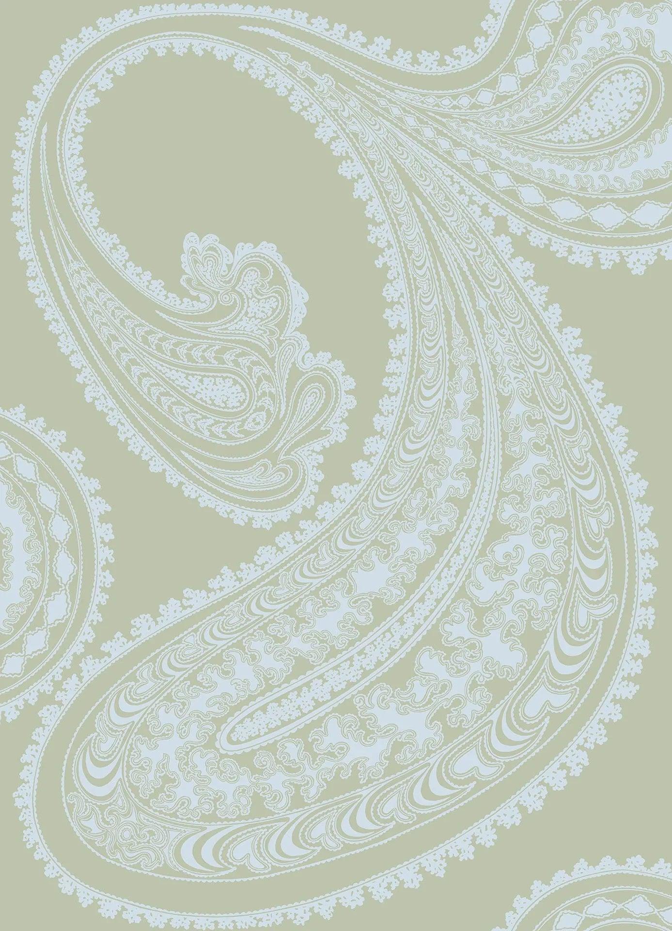 Tapeta CONTEMPORARY COLLECTION - Rajapur oliwkowy Cole & Son Eye on Design