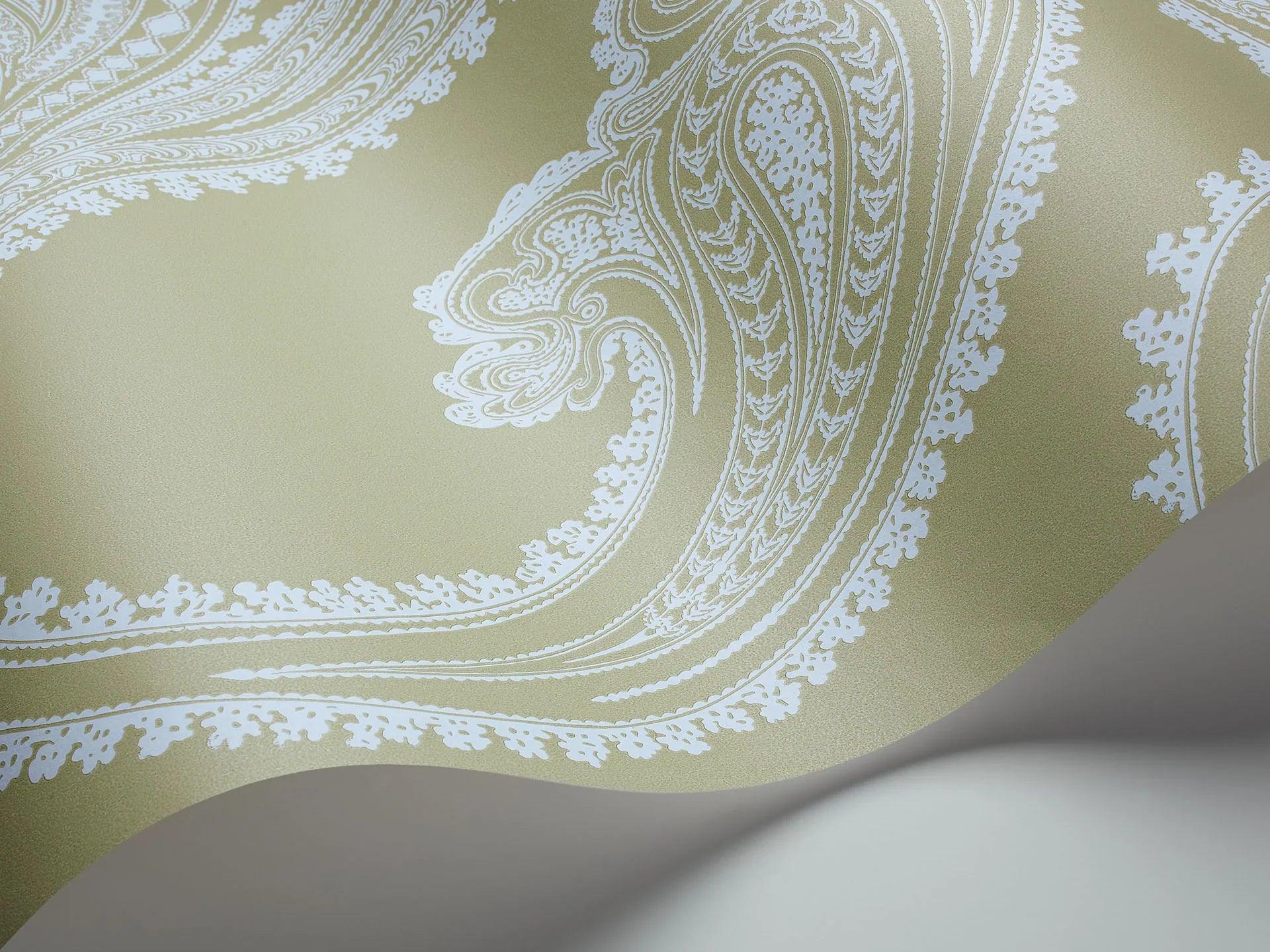 Tapeta CONTEMPORARY COLLECTION - Rajapur oliwkowy Cole & Son Eye on Design