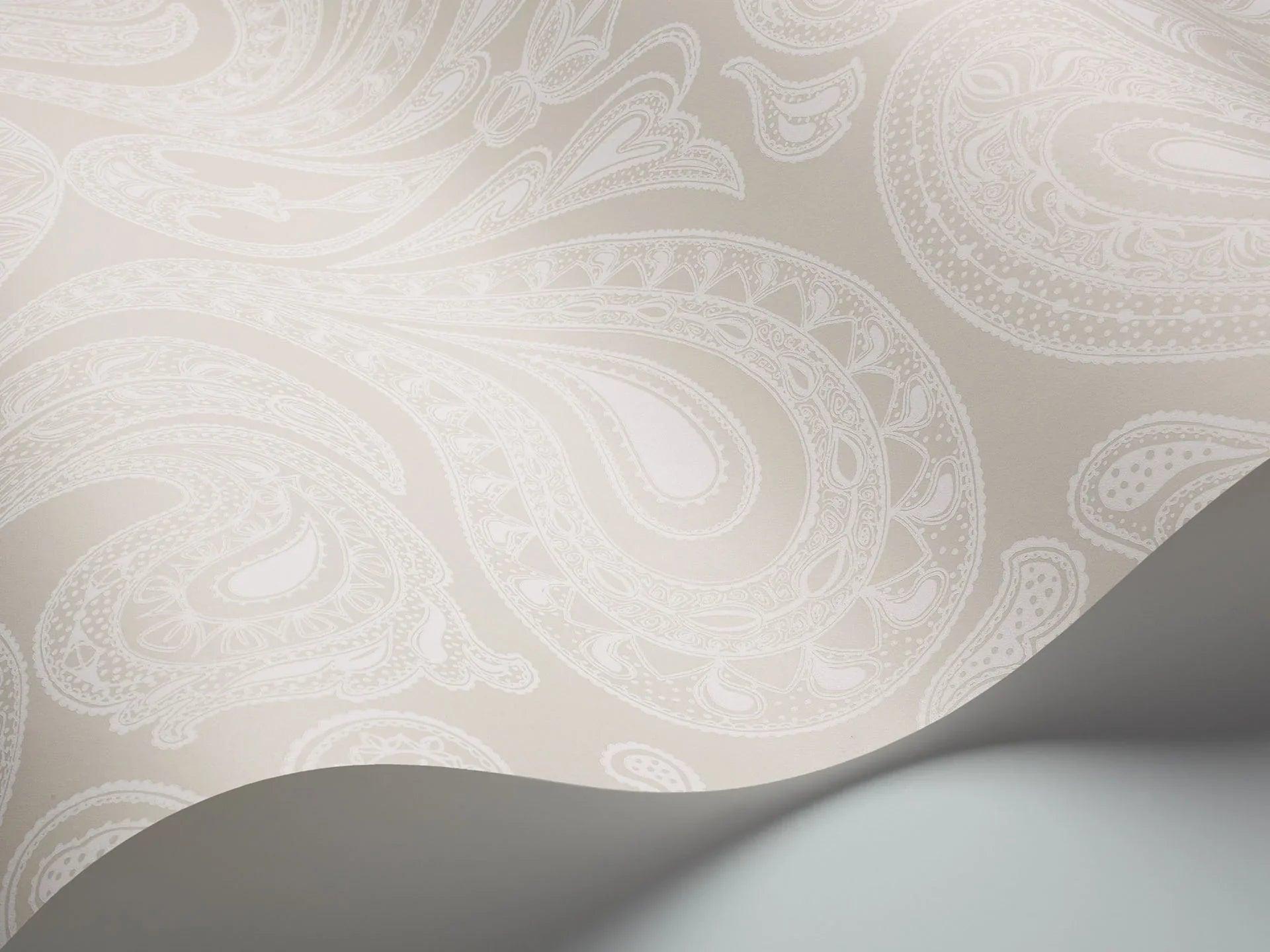 Tapeta CONTEMPORARY RESTYLED - Malabar biały na piasku Cole & Son Eye on Design
