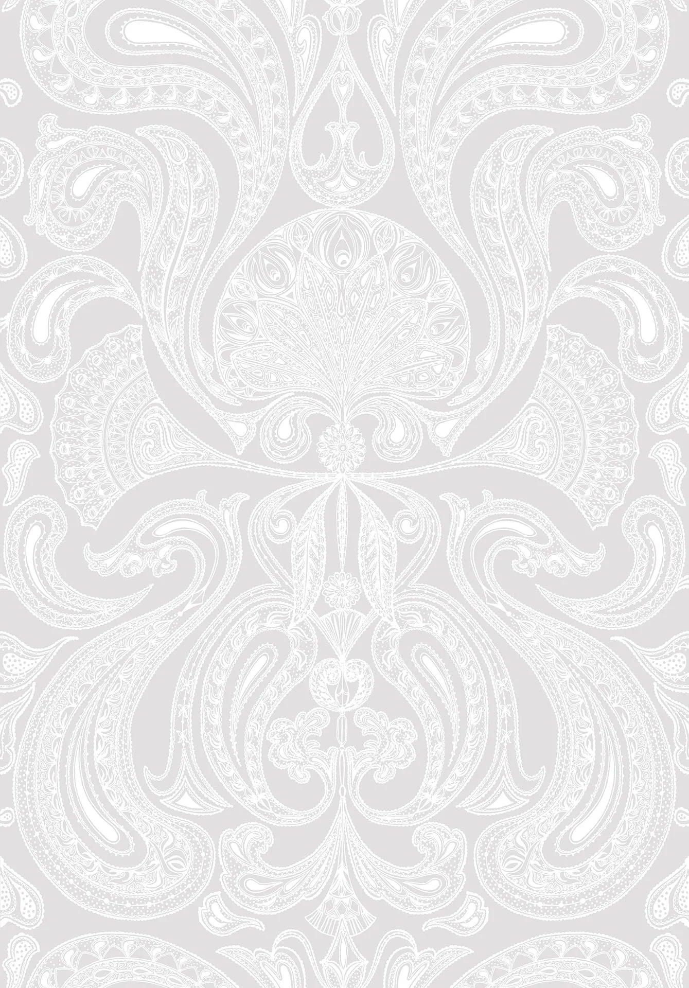Tapeta CONTEMPORARY RESTYLED - Malabar kreda na szarym Cole & Son Default Title Eye on Design