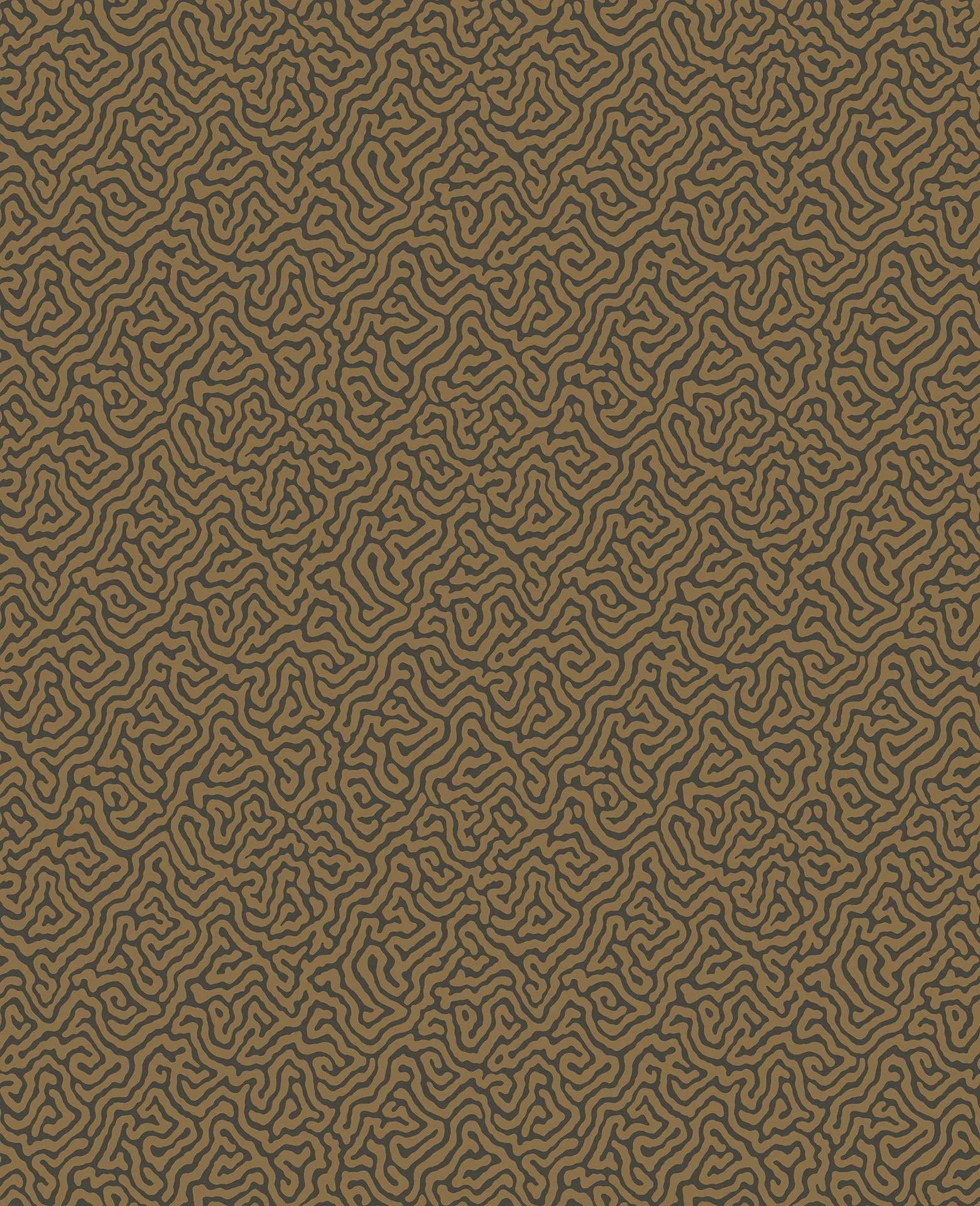 Tapeta CURIO - Vermicelli metaliczny brąz Cole & Son Eye on Design