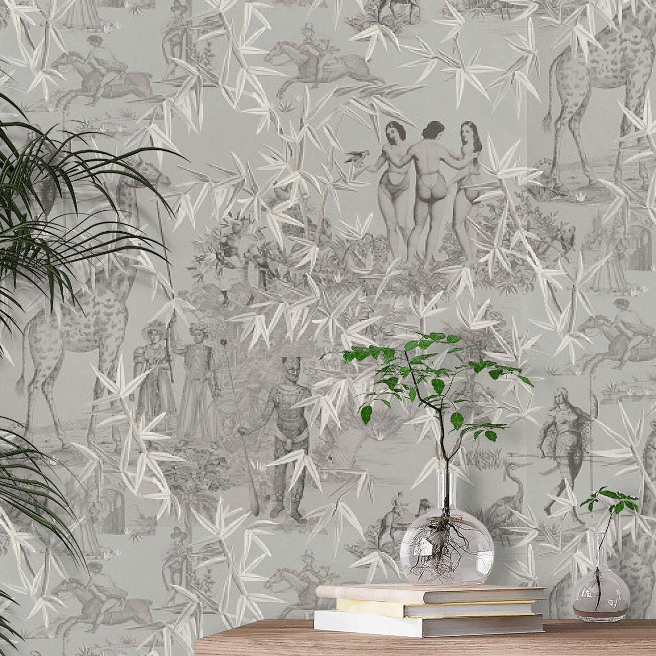 Tapeta EXOTISME ARGENT beżowy Christian Lacroix Eye on Design
