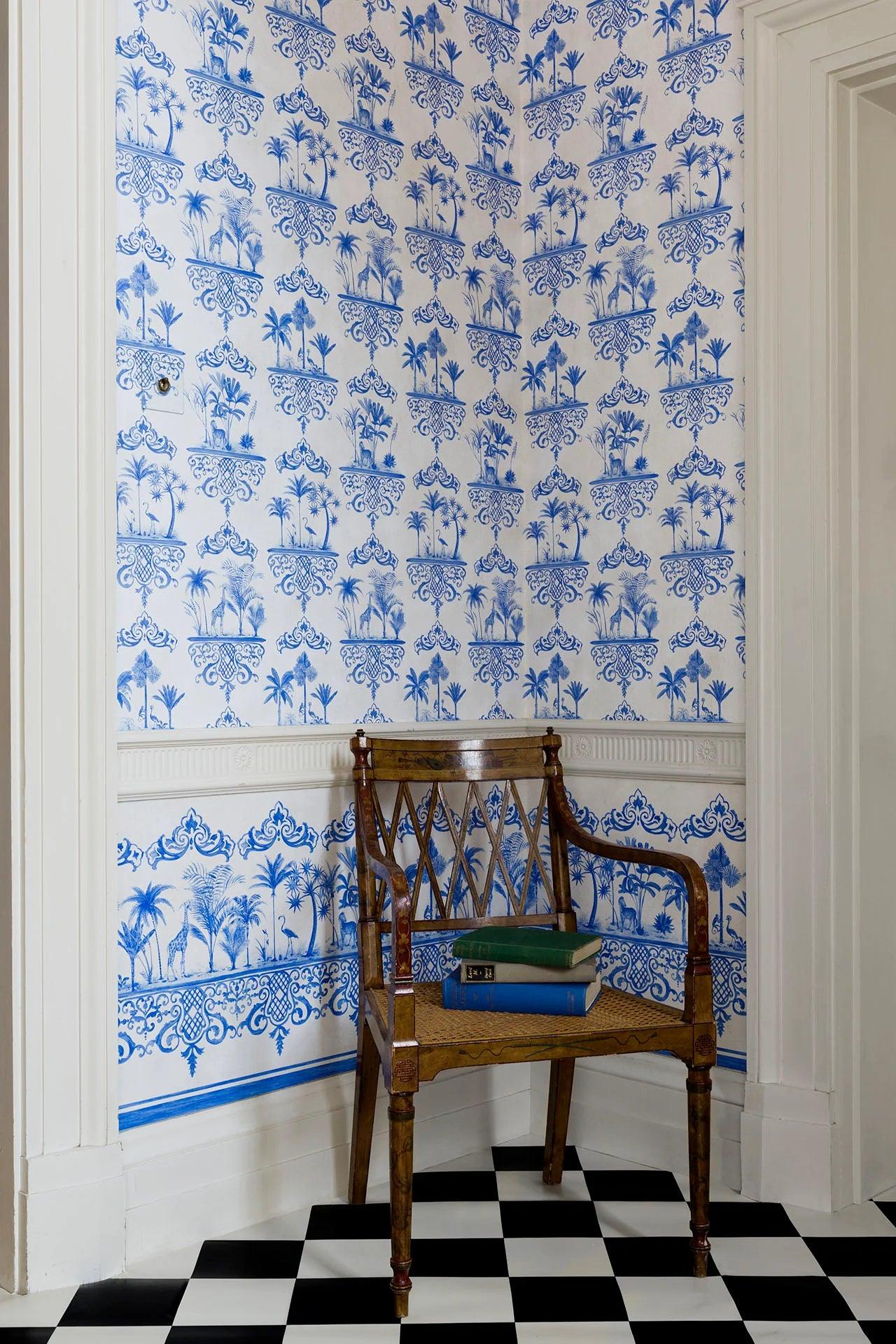 Tapeta FOLIE - Rousseau niebieski Cole & Son Eye on Design