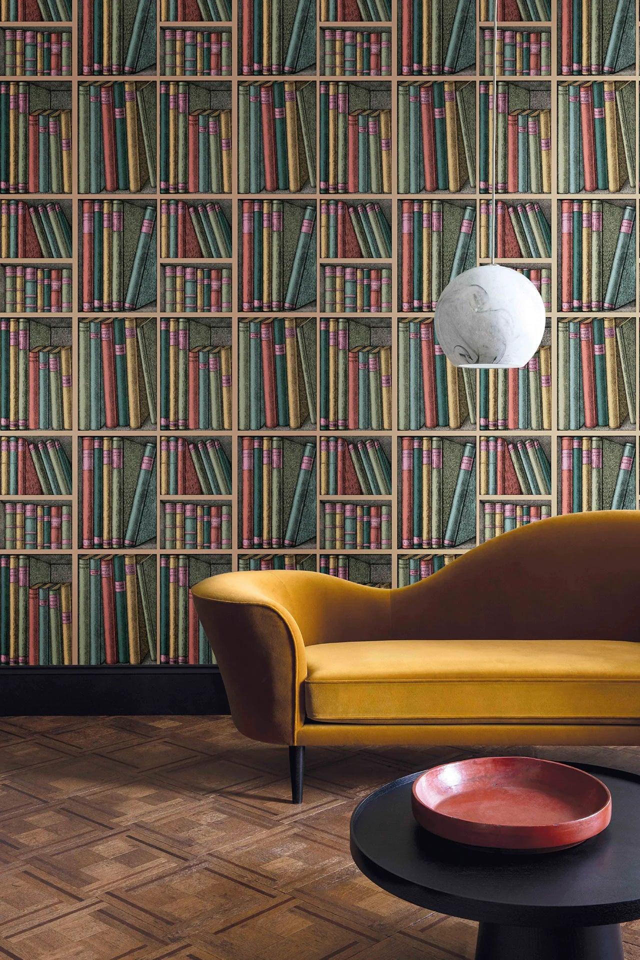 Tapeta FORNASETTI - Ex Libris wielobarwny Cole & Son Eye on Design