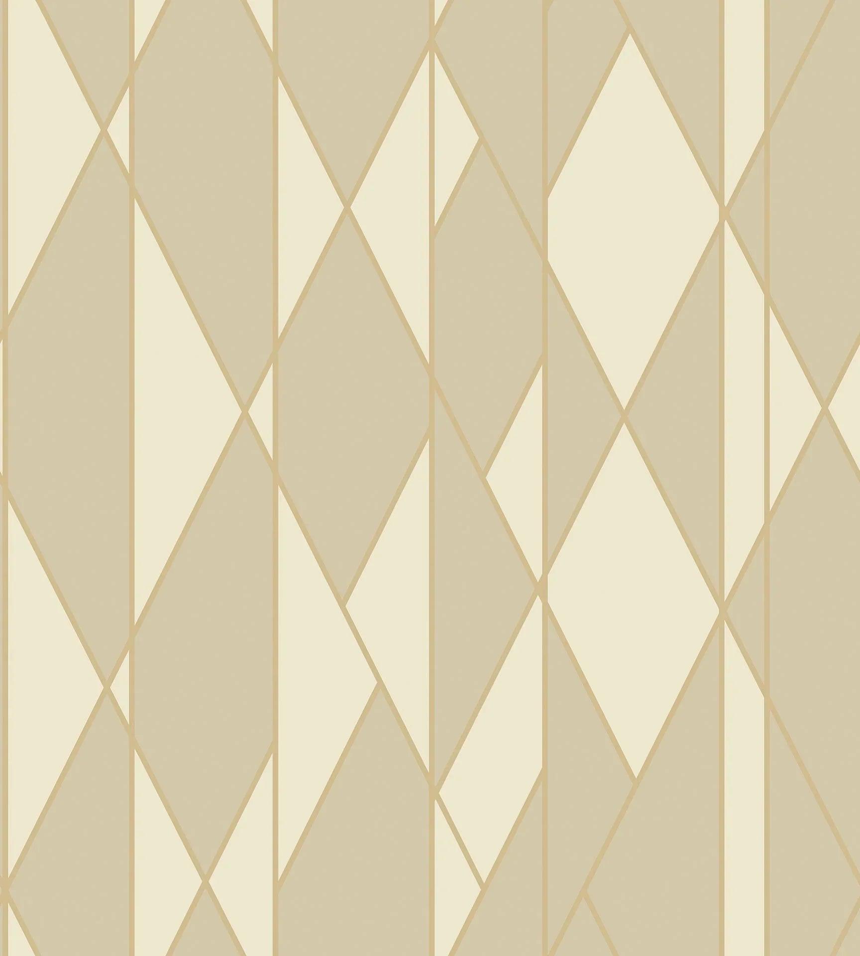 Tapeta GEOMETRIC II - Oblique metaliczne złoto Cole & Son Default Title Eye on Design