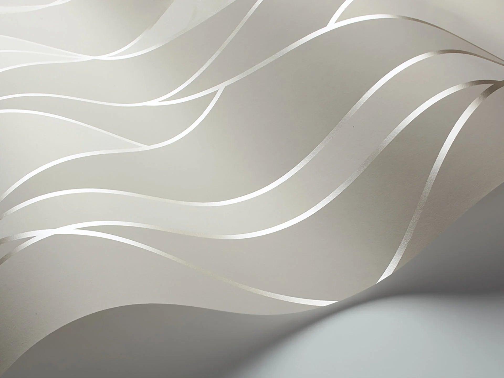 Tapeta GEOMETRIC II - Oblique szary Cole & Son Eye on Design