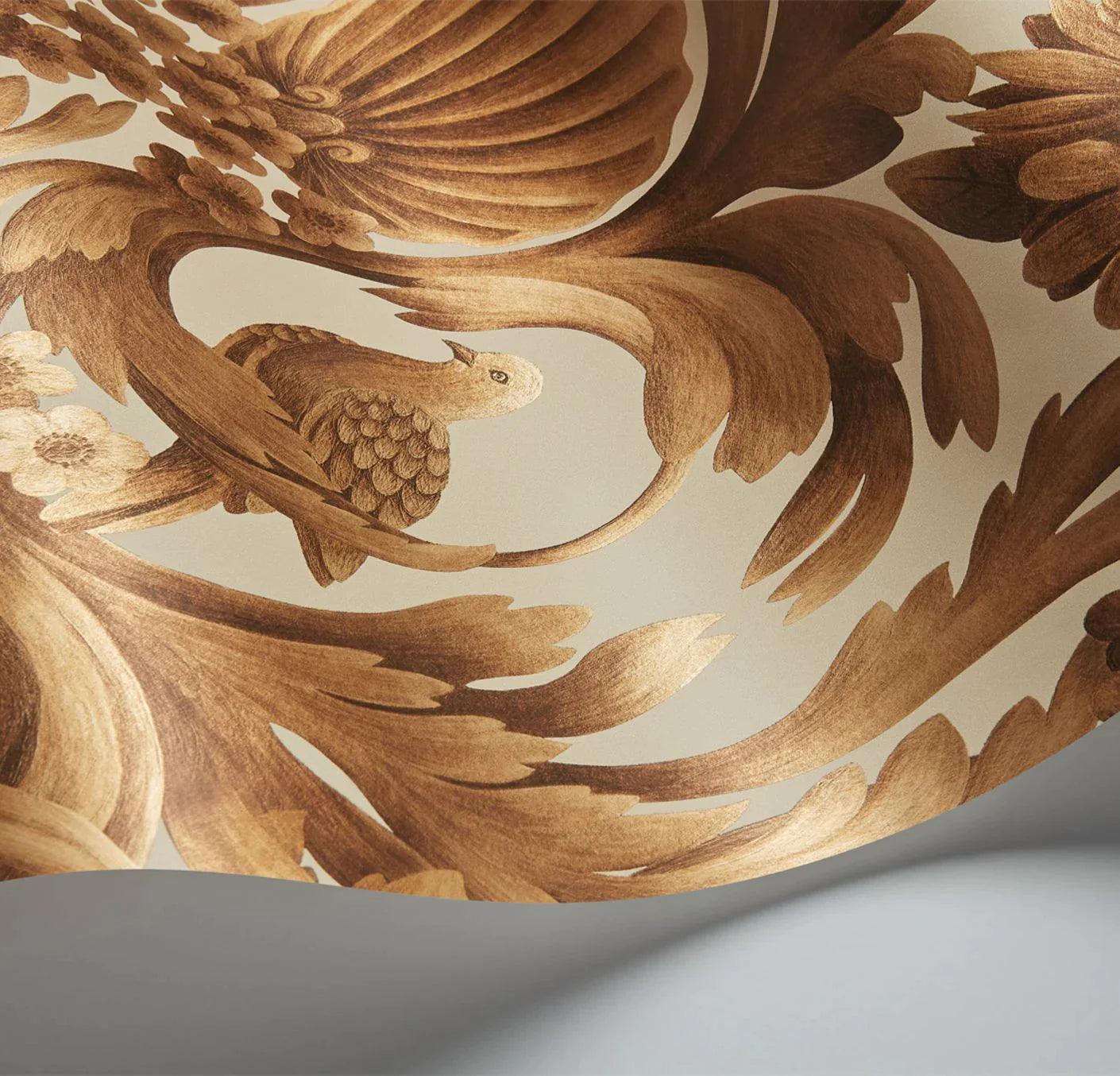 Tapeta HRP GREAT MASTERS - Gibbons Carving metaliczne złoto Cole & Son Eye on Design
