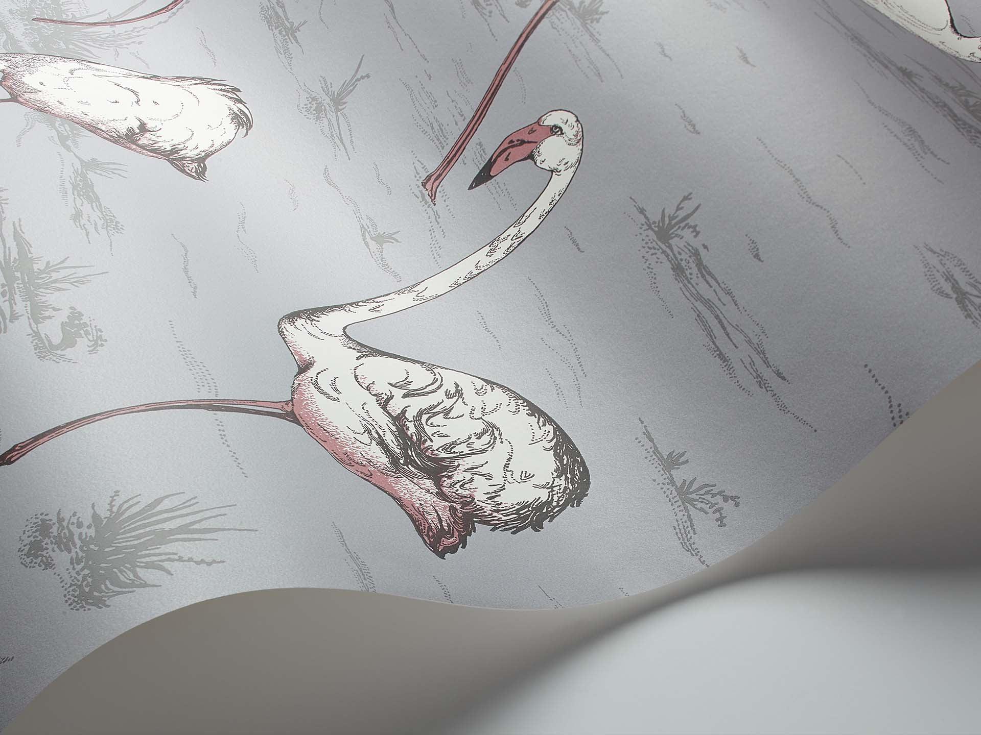 Tapeta ICONS - Flamingos niebieski Cole & Son Eye on Design