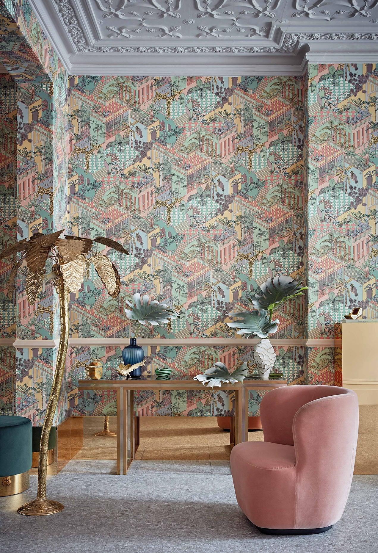 Tapeta ICONS - Miami pastelowy Cole & Son Eye on Design