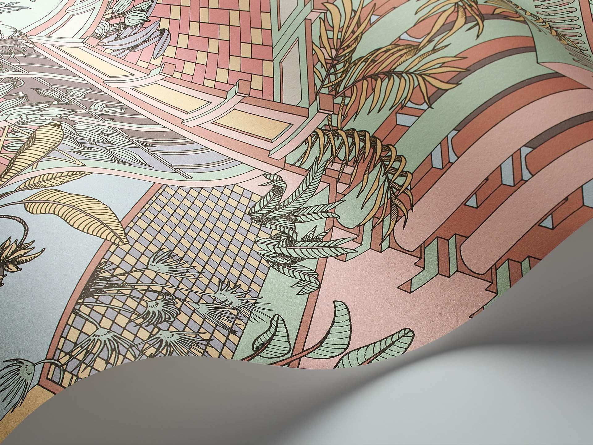 Tapeta ICONS - Miami pastelowy Cole & Son Eye on Design