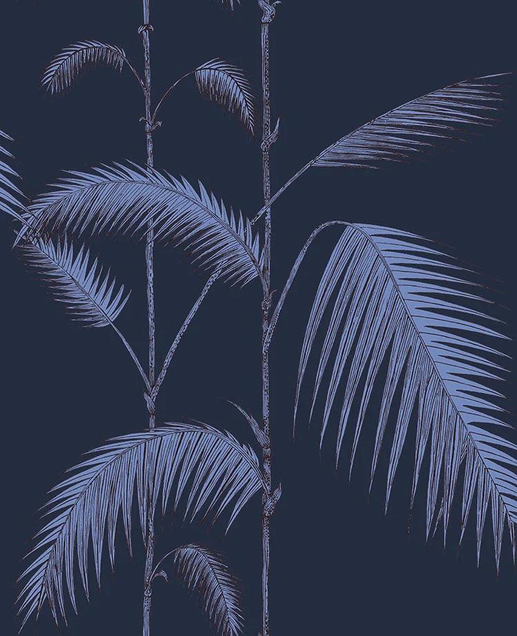 Tapeta ICONS - Palm Leaves niebieski Cole & Son Eye on Design