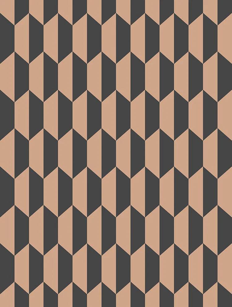 Tapeta ICONS - Petite Tile metaliczny brąz Cole & Son Eye on Design