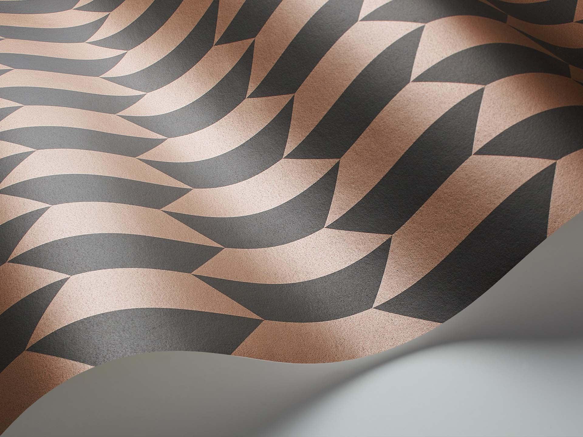 Tapeta ICONS - Petite Tile metaliczny brąz Cole & Son Eye on Design
