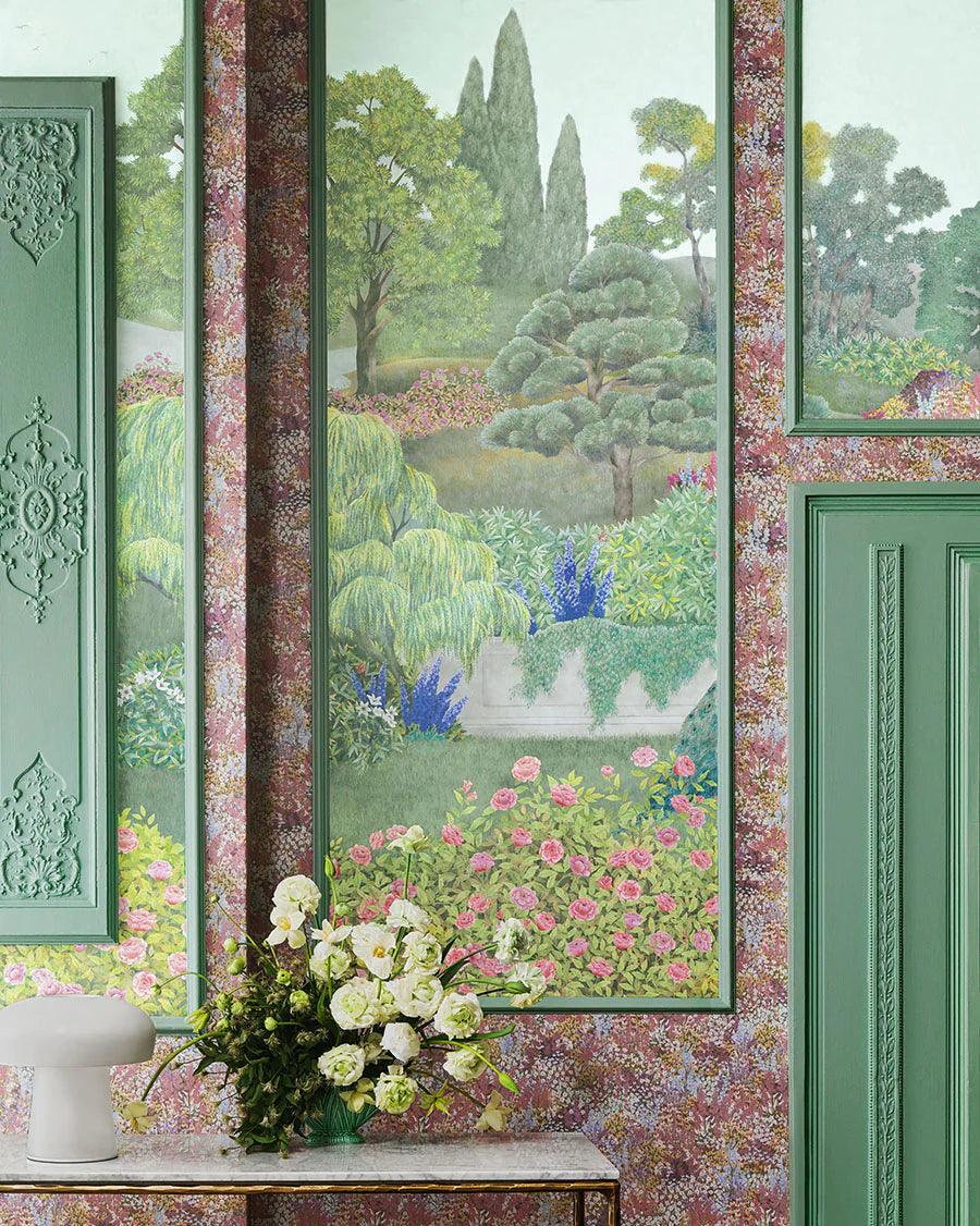 Tapeta THE GARDENS - Petite Fleur brzoskwinia i róż Cole & Son Eye on Design