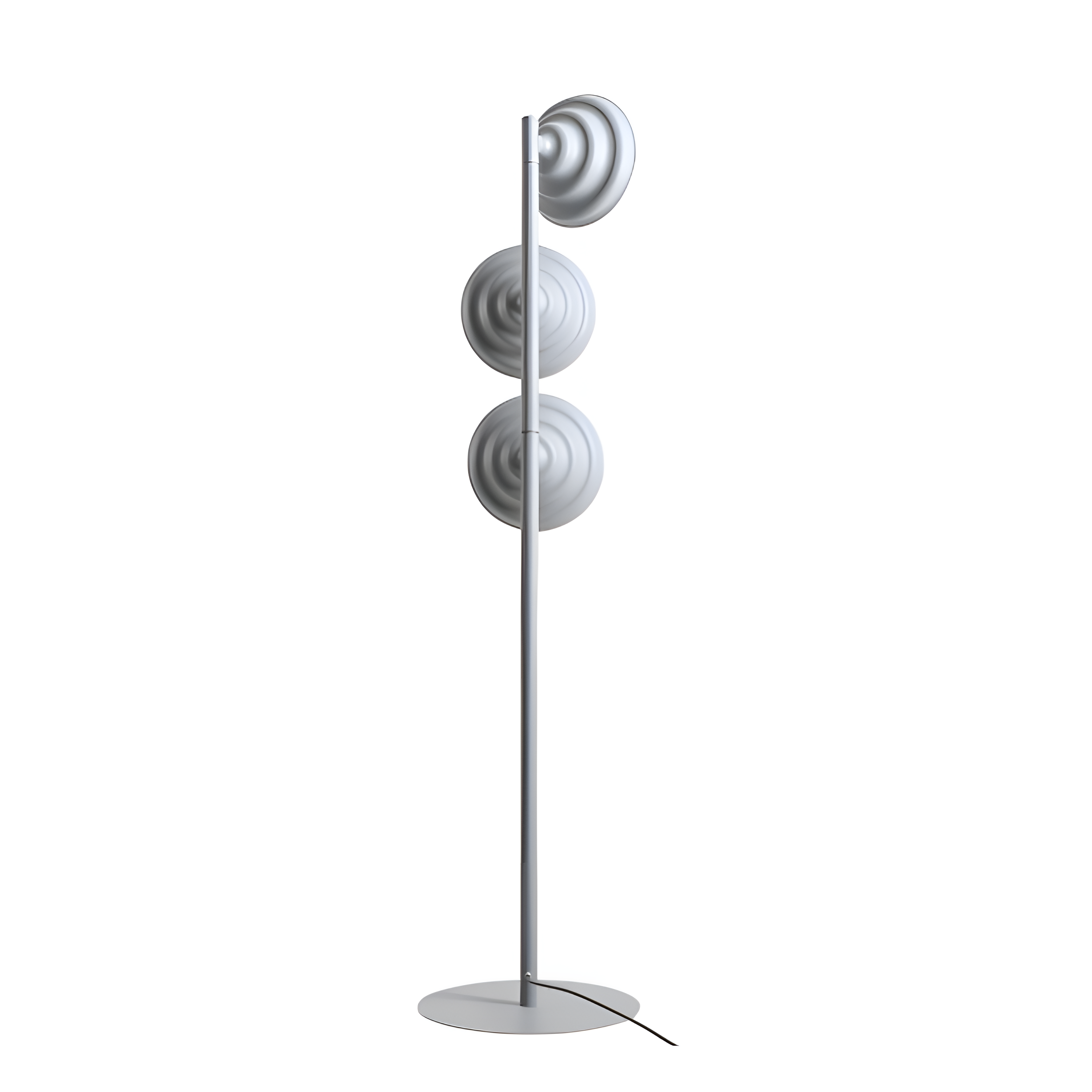 Floor lamp with regulation of shadow wave