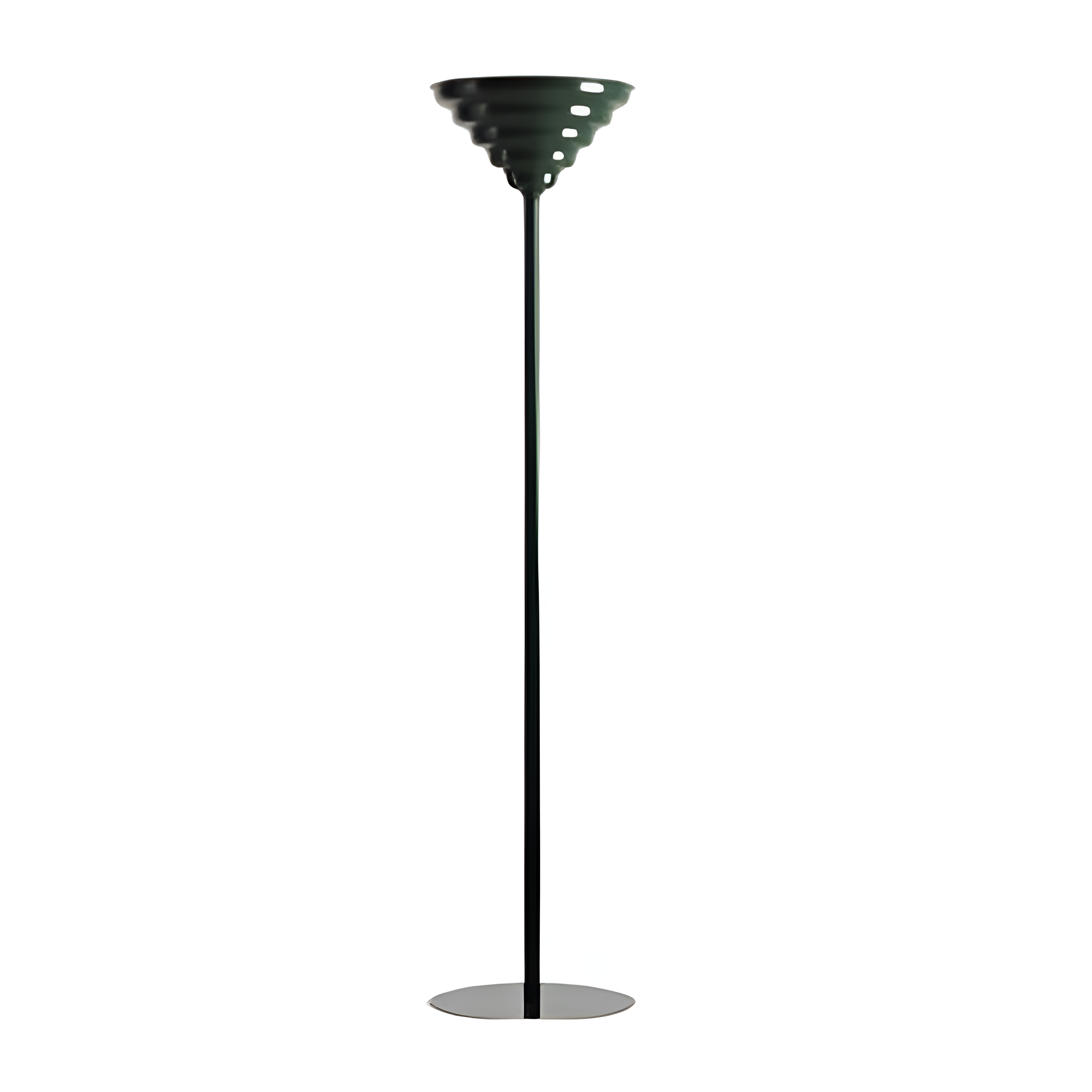 Green wave floor lamp