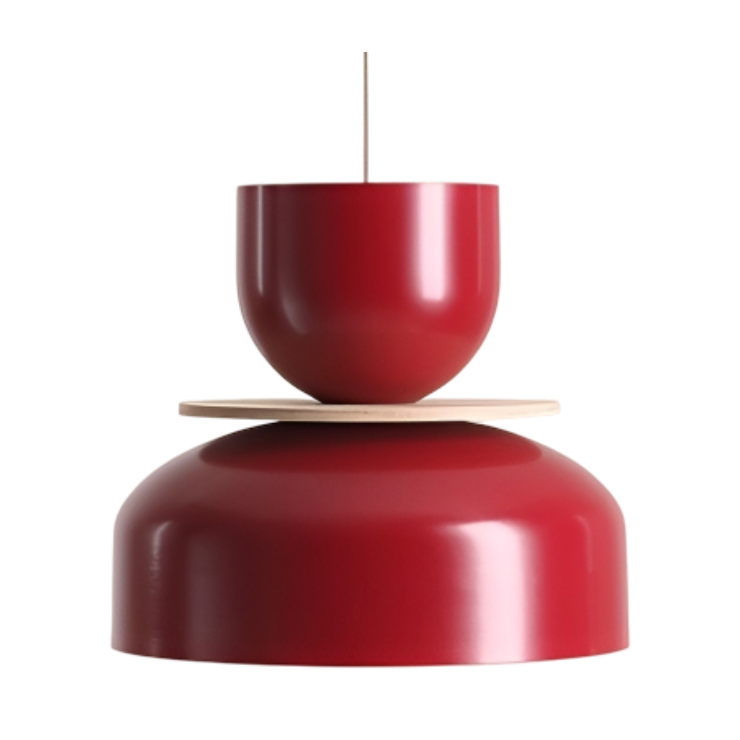 Lampa wisząca UTO bordowy