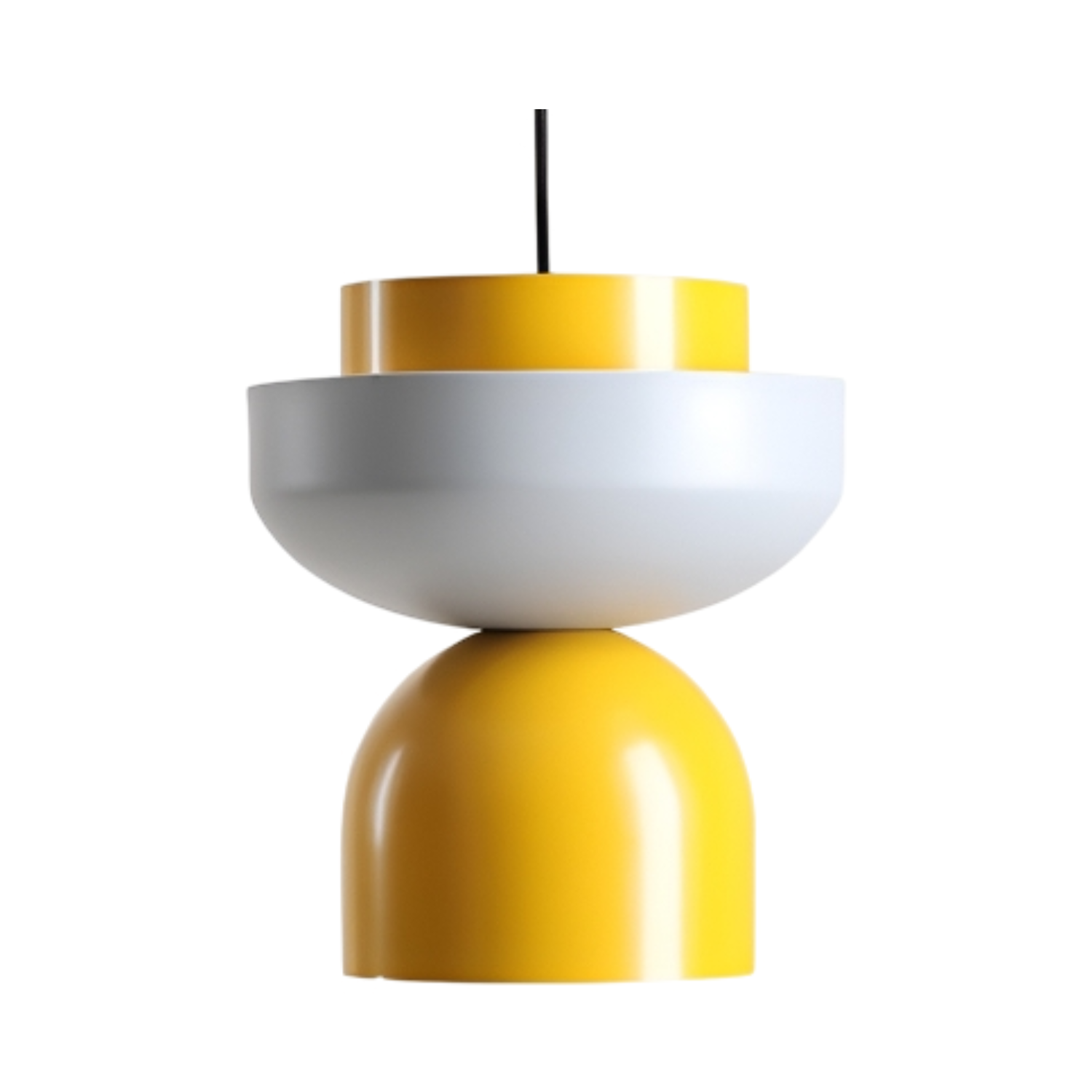 Lampa wisząca ULIA żółty z szarym