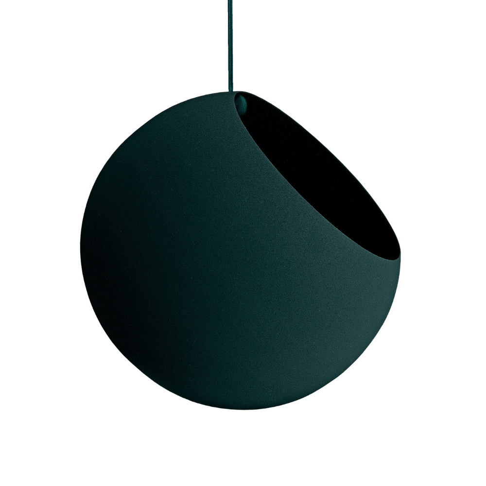 Hanging planter GLOBE sea green