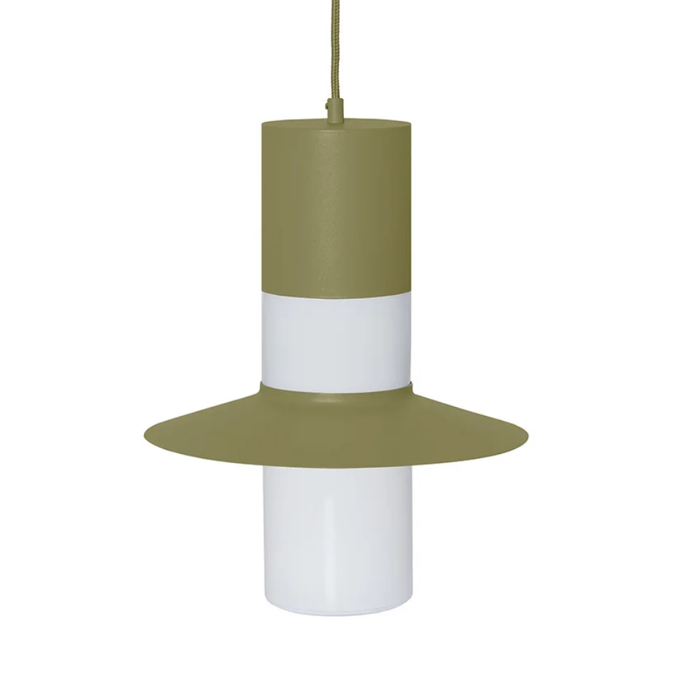 Lampa wisząca CAPONIO oliwkowy