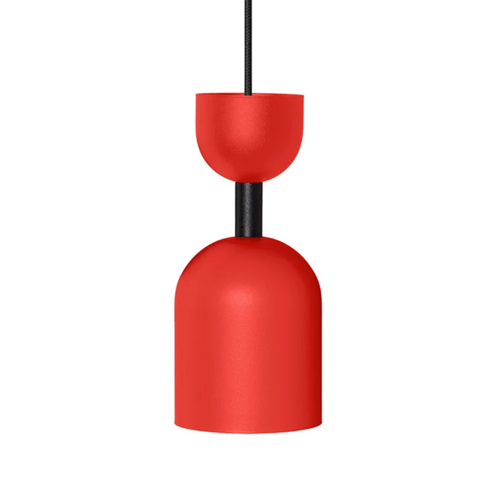 SUPURU pendant lamp in red-orange