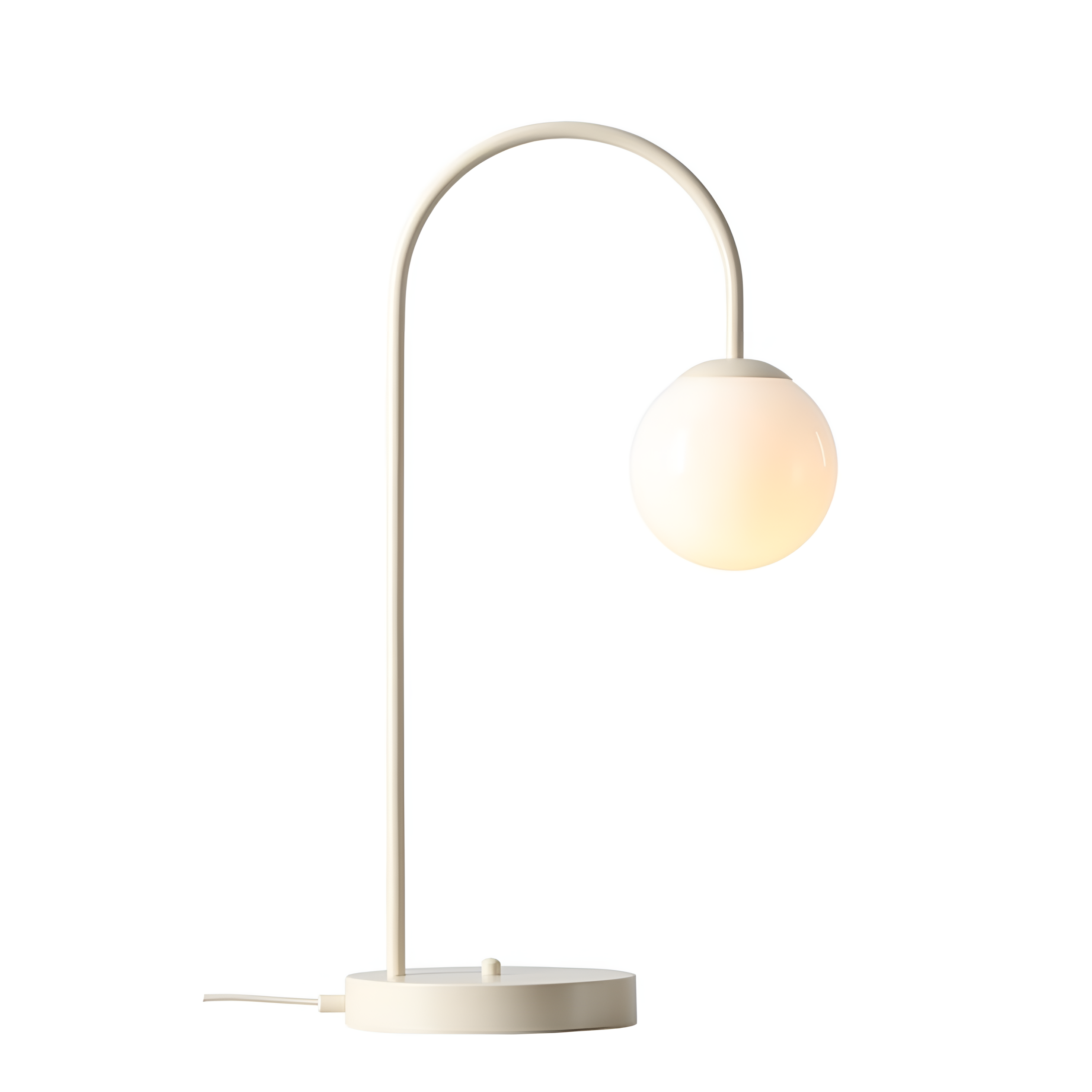 Lampa stołowa UNA kremowy