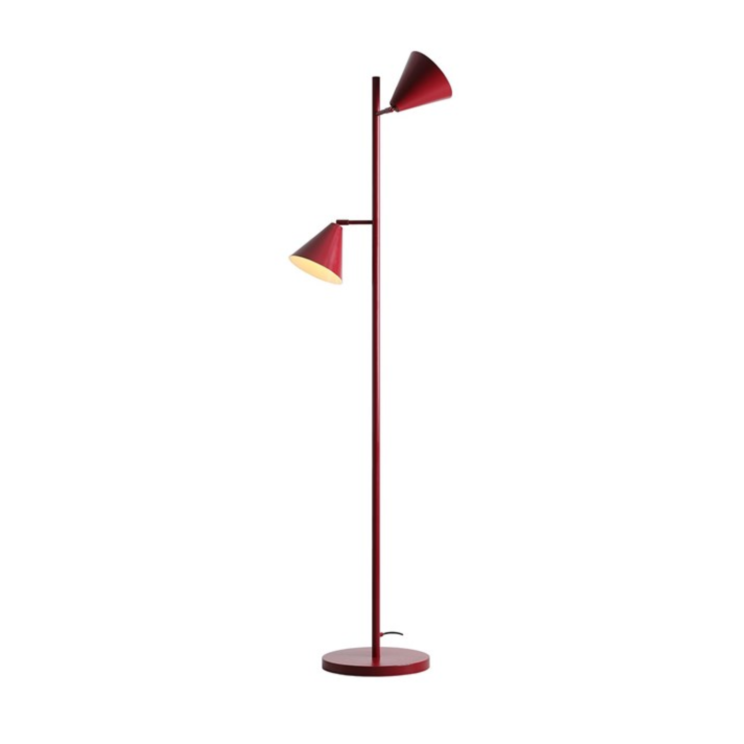 Lampa podłogowa FORM DUO czerwony