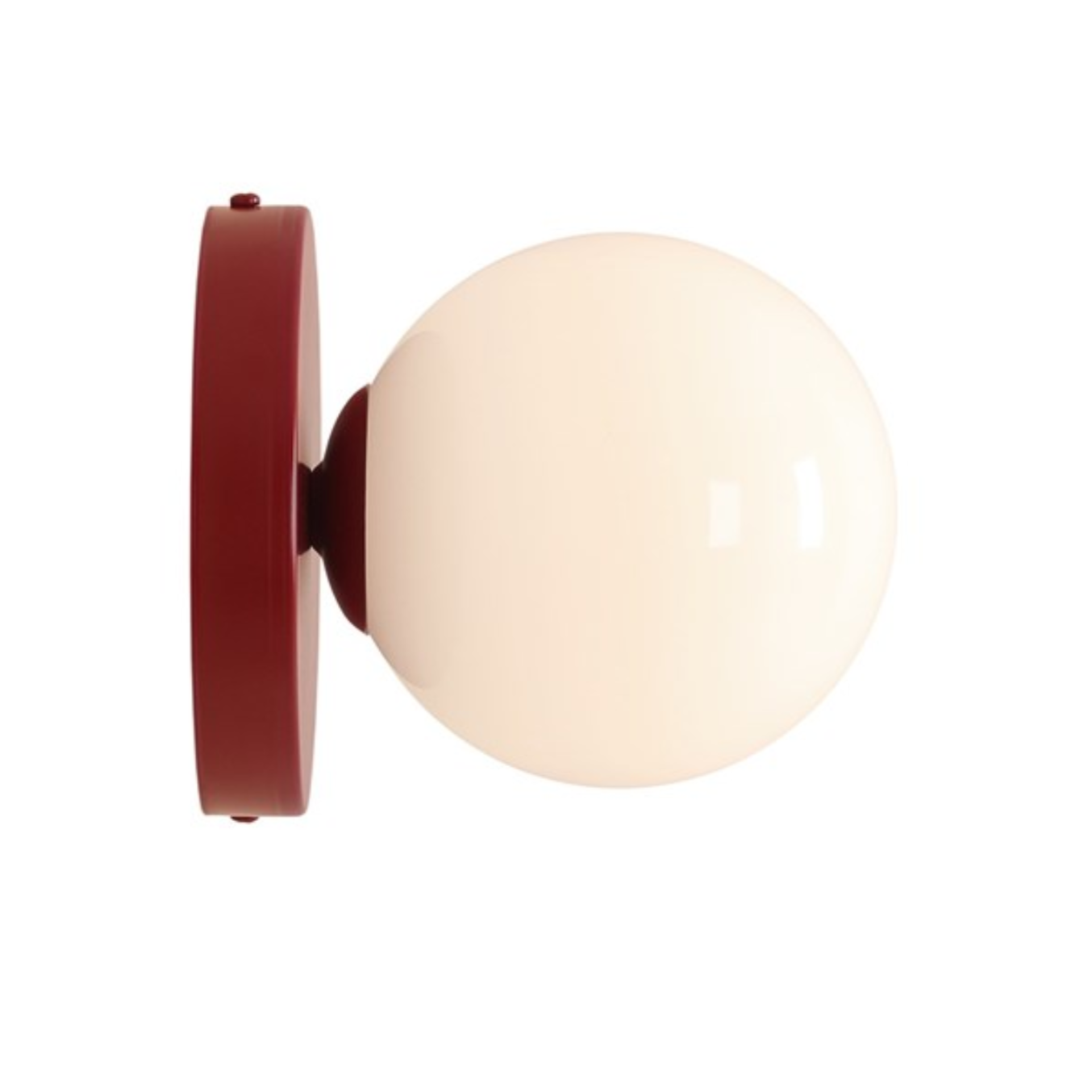 Ball Duo red wall lamp