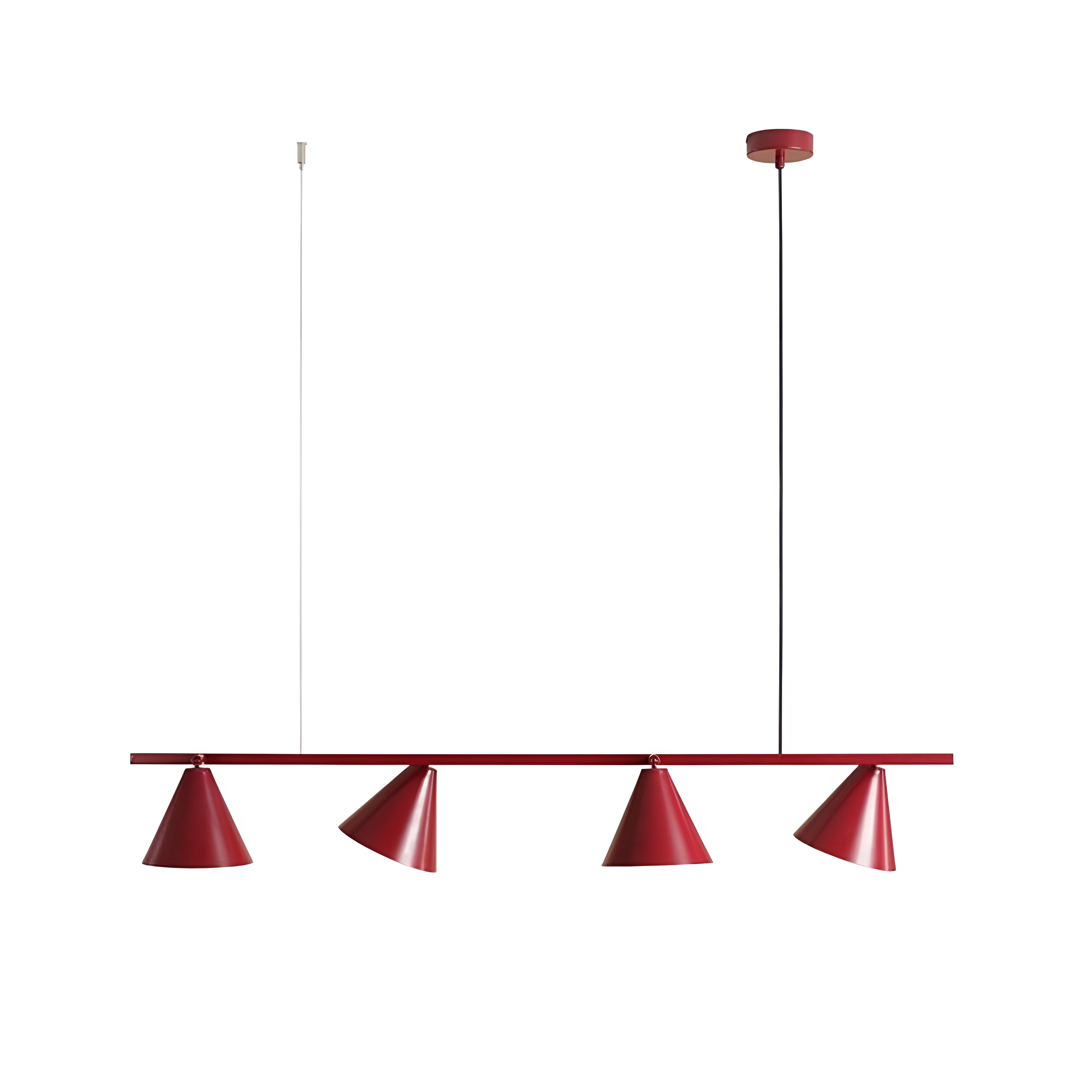 Lampa wisząca FORM QUATRO bordowy