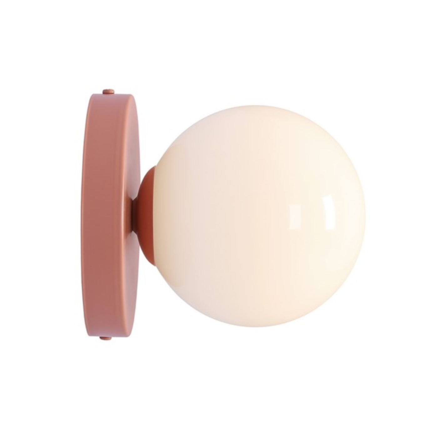 Ball Duo pink wall lamp