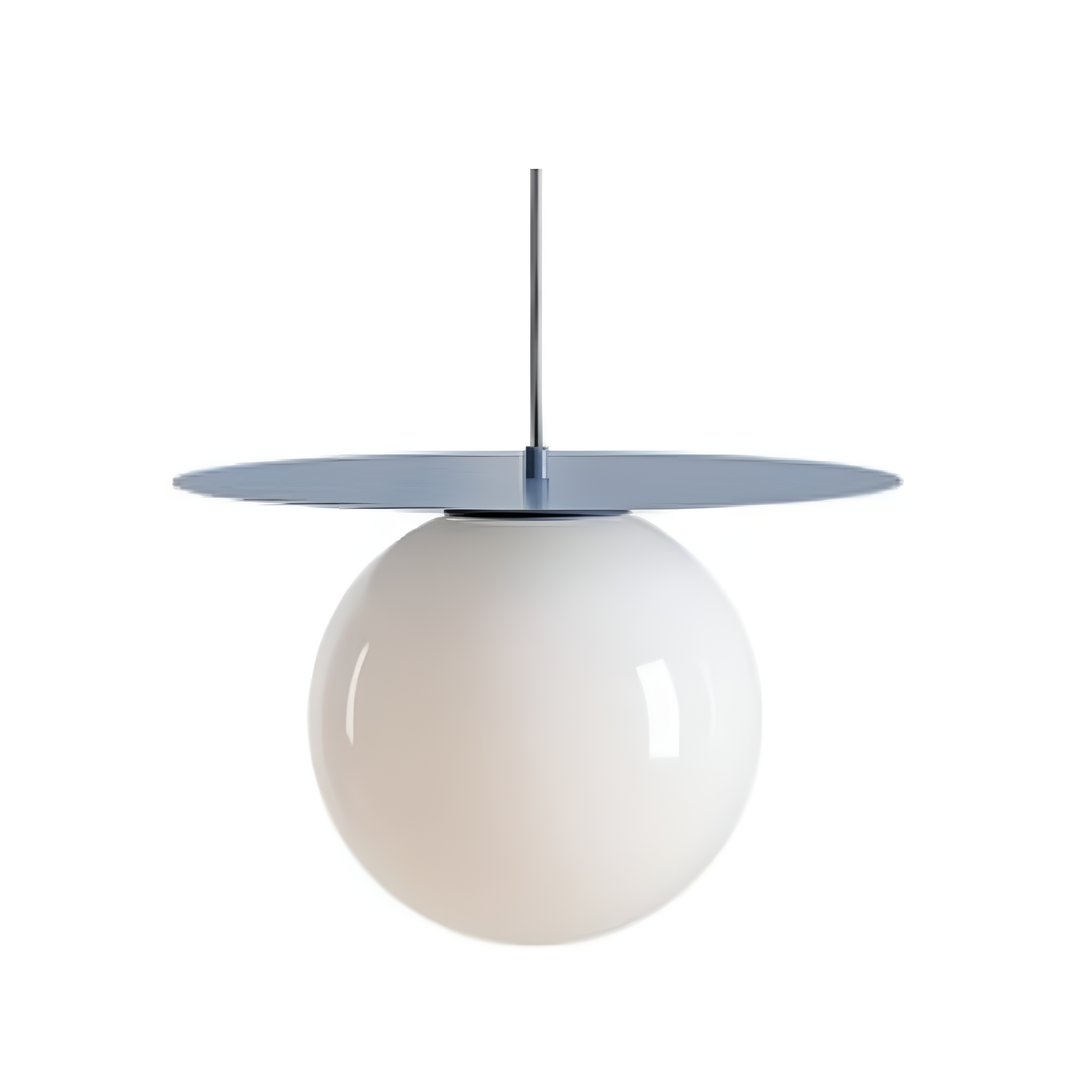 Blue Loop hanging lamp
