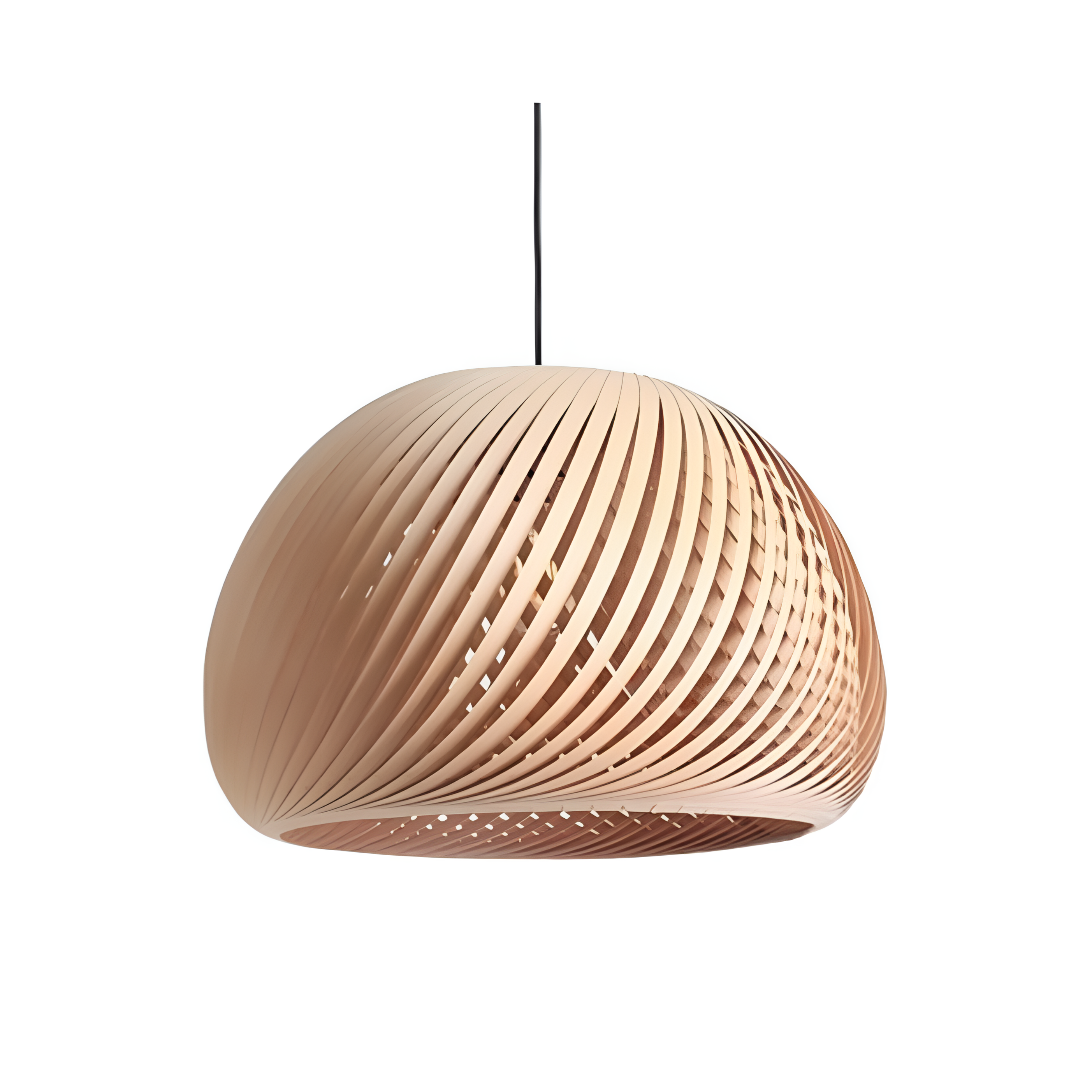 Lampa wisząca NATURE CROSS drewno