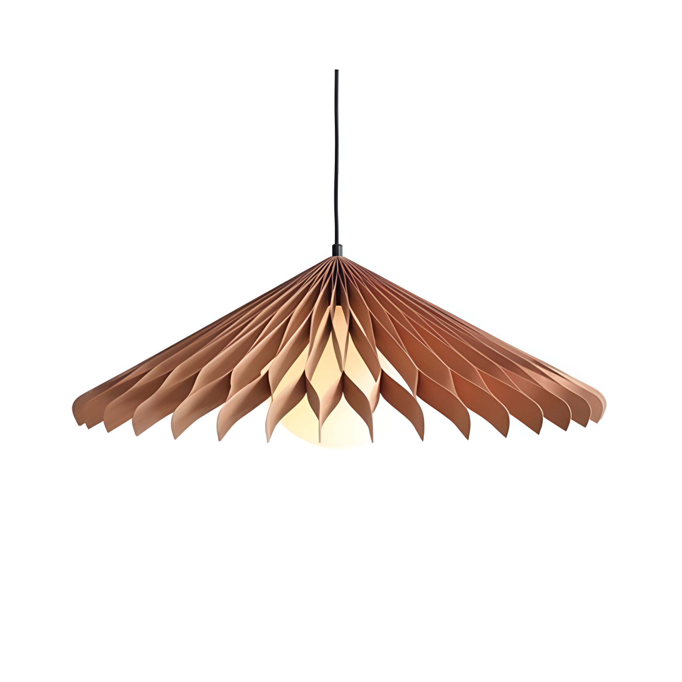 Lampa wisząca NATURE SUN drewno bukowe
