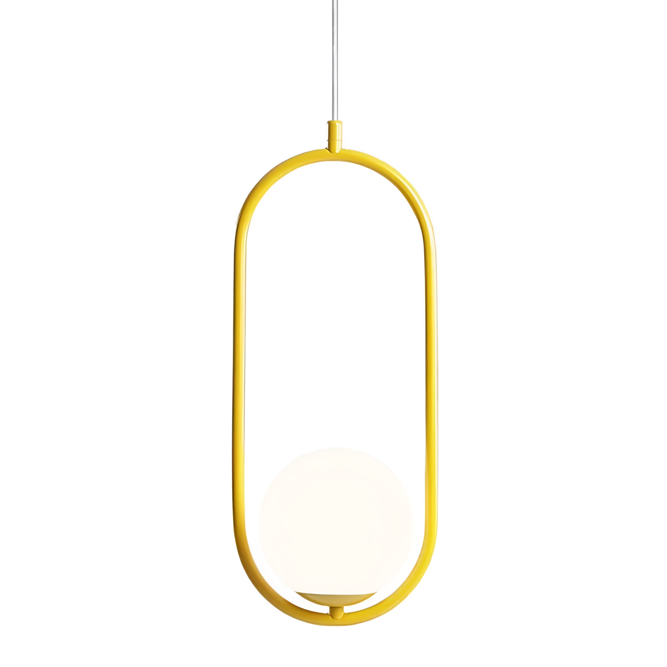 Lampa wisząca RIVA musztardowy