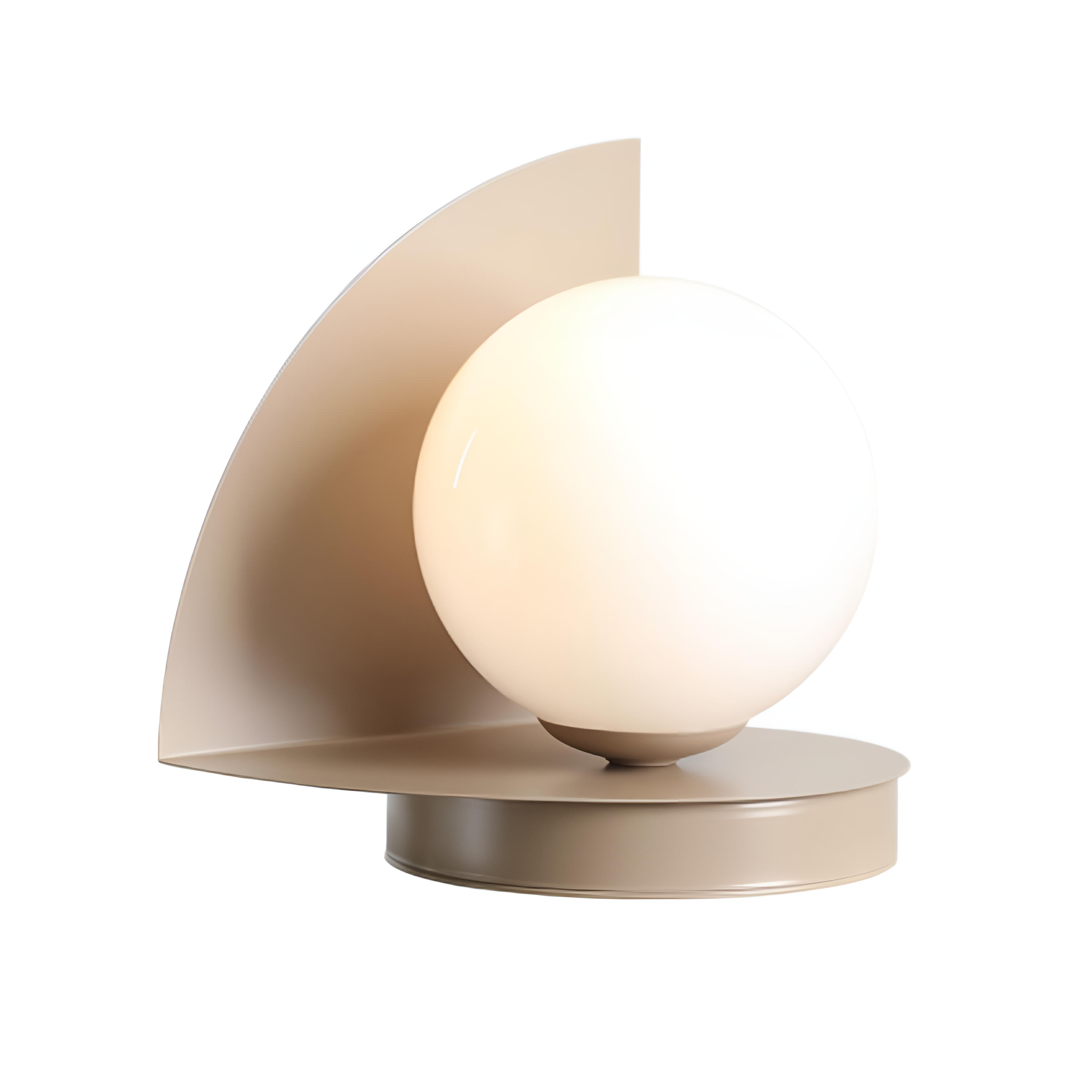 Lampa stołowa LOOP beżowy