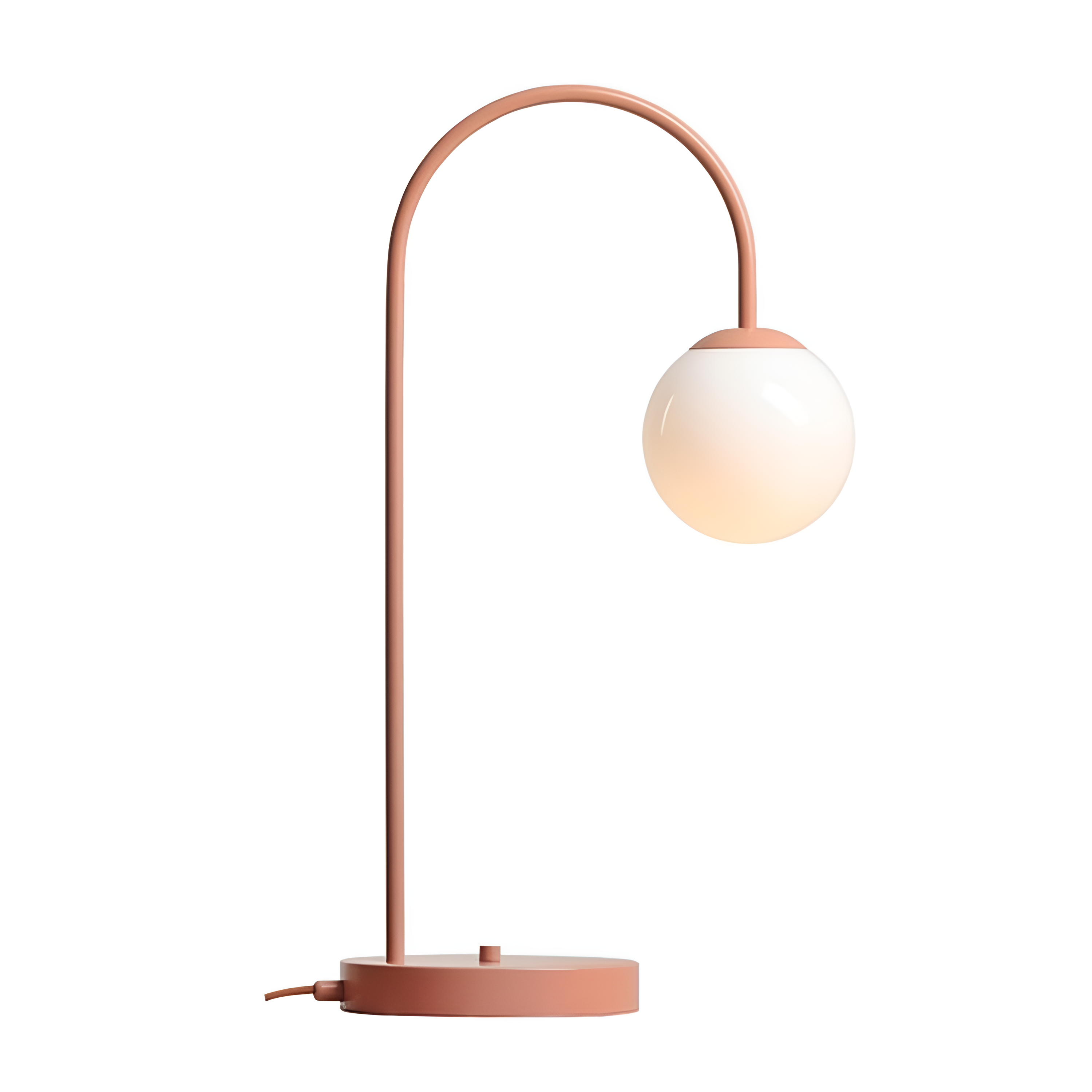 Lampa stołowa UNA koralowy